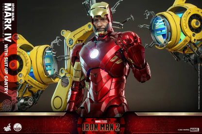 Iron Man: MKIV With Suit Up Gantry: Iron Man 2: Marvel: Quarter Scale: QS021 Hot Toys