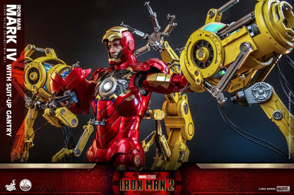 Iron Man: MKIV With Suit Up Gantry: Iron Man 2: Marvel: Quarter Scale: QS021 Hot Toys