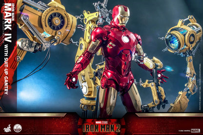 Iron Man: MKIV With Suit Up Gantry: Iron Man 2: Marvel: Quarter Scale: QS021 Hot Toys