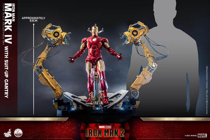 Iron Man: MKIV With Suit Up Gantry: Iron Man 2: Marvel: Quarter Scale: QS021 Hot Toys