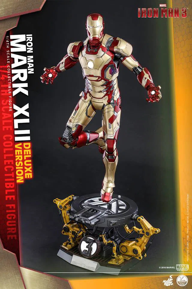 Iron Man: MKXLII Deluxe Version: Iron Man 3: QS008: Marvel: Reissue Hot Toys