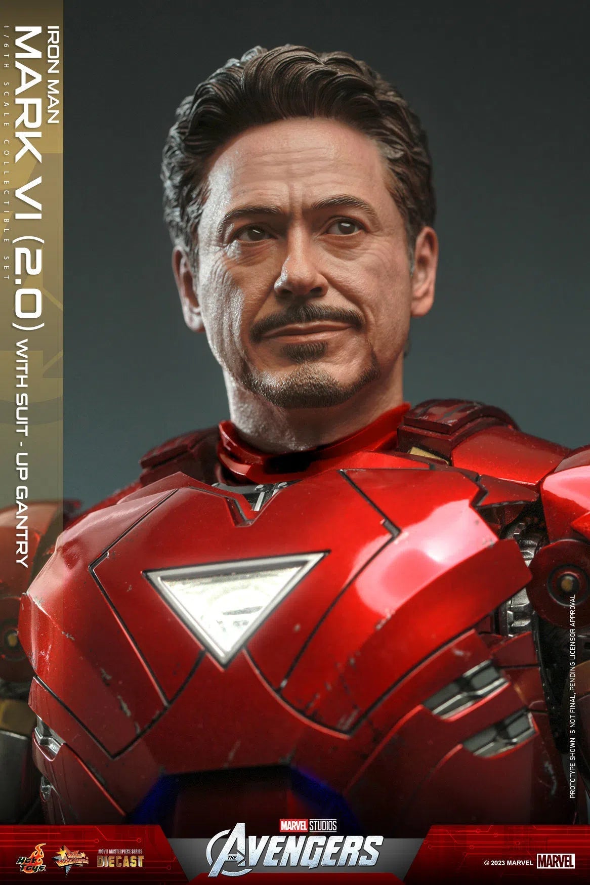 Iron Man: Mark VI (2.0): With Suit Up Gantry: Marvel: MMS688D53 Hot Toys