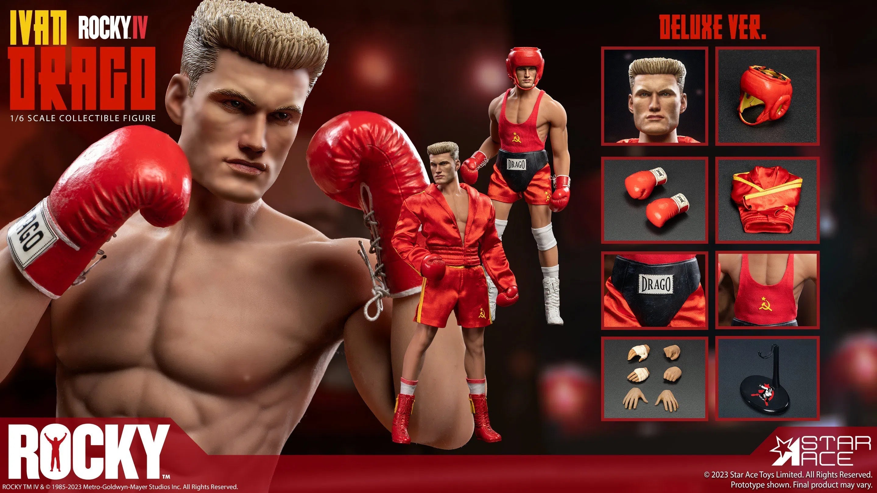 Ivan Drago: Rocky IV: Deluxe Edition Figure Star Ace