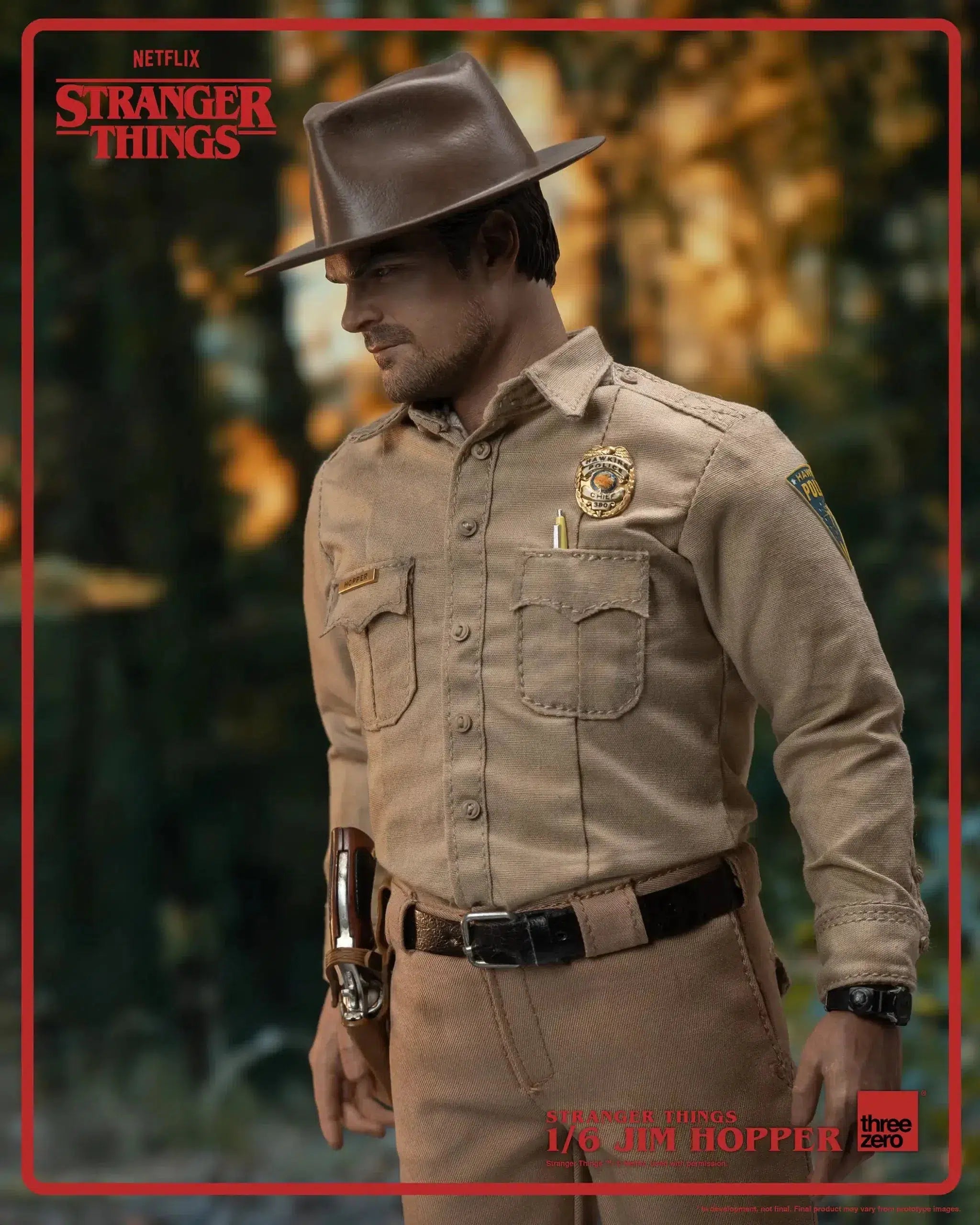 Jim Hopper: Stranger Things: Season 1: 1/6 Scale Figure ThreeZero