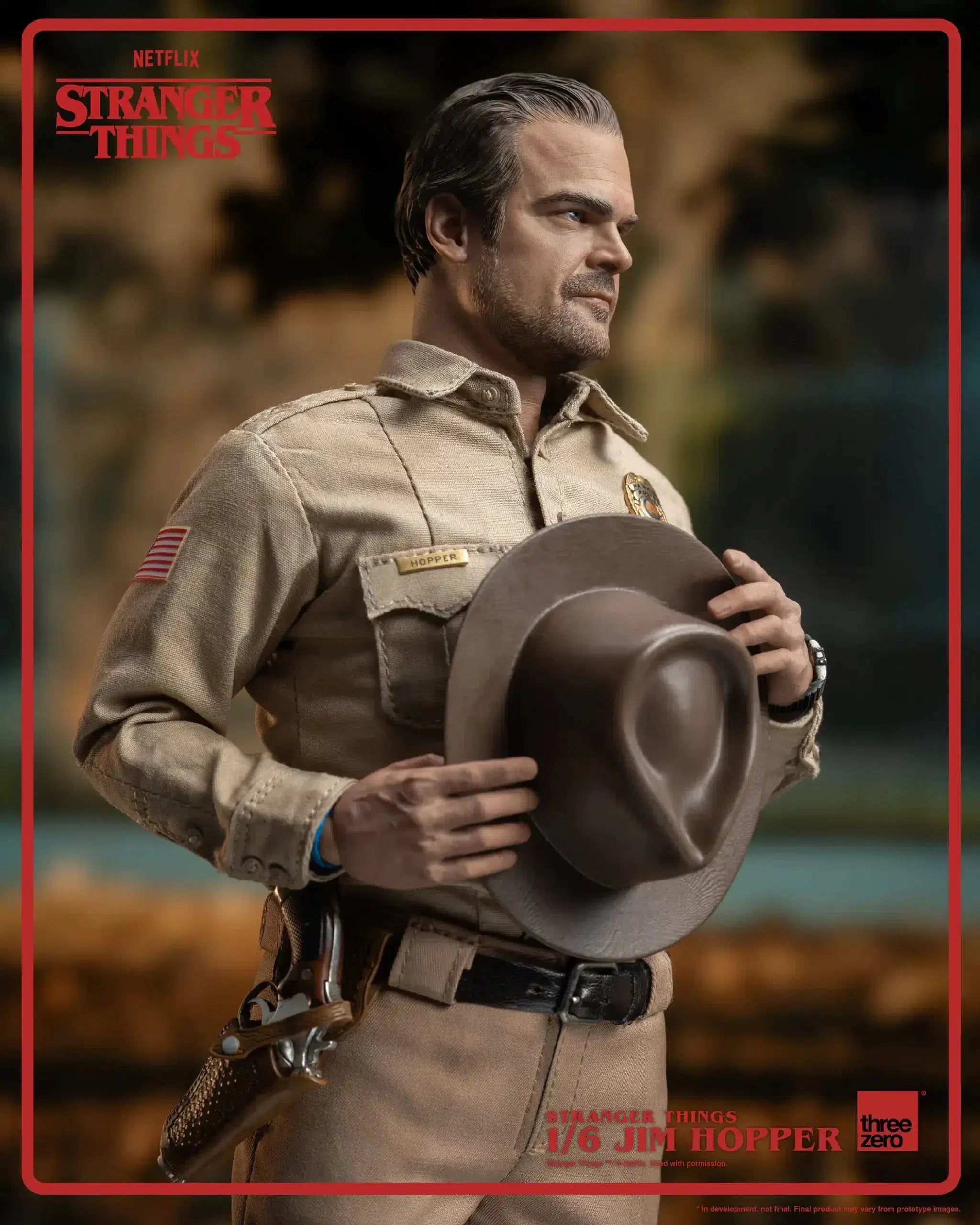 Jim Hopper: Stranger Things: Season 1: 1/6 Scale Figure ThreeZero