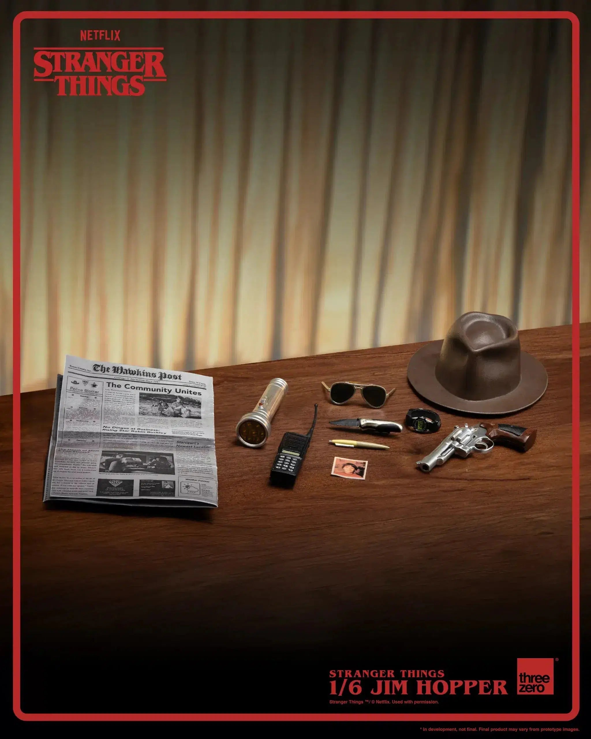 Jim Hopper: Stranger Things: Season 1: 1/6 Scale Figure ThreeZero