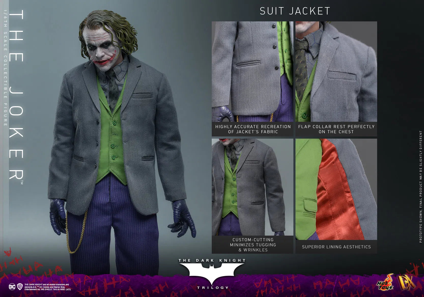 Joker: Batman: The Dark Knight: DX32 Hot Toys