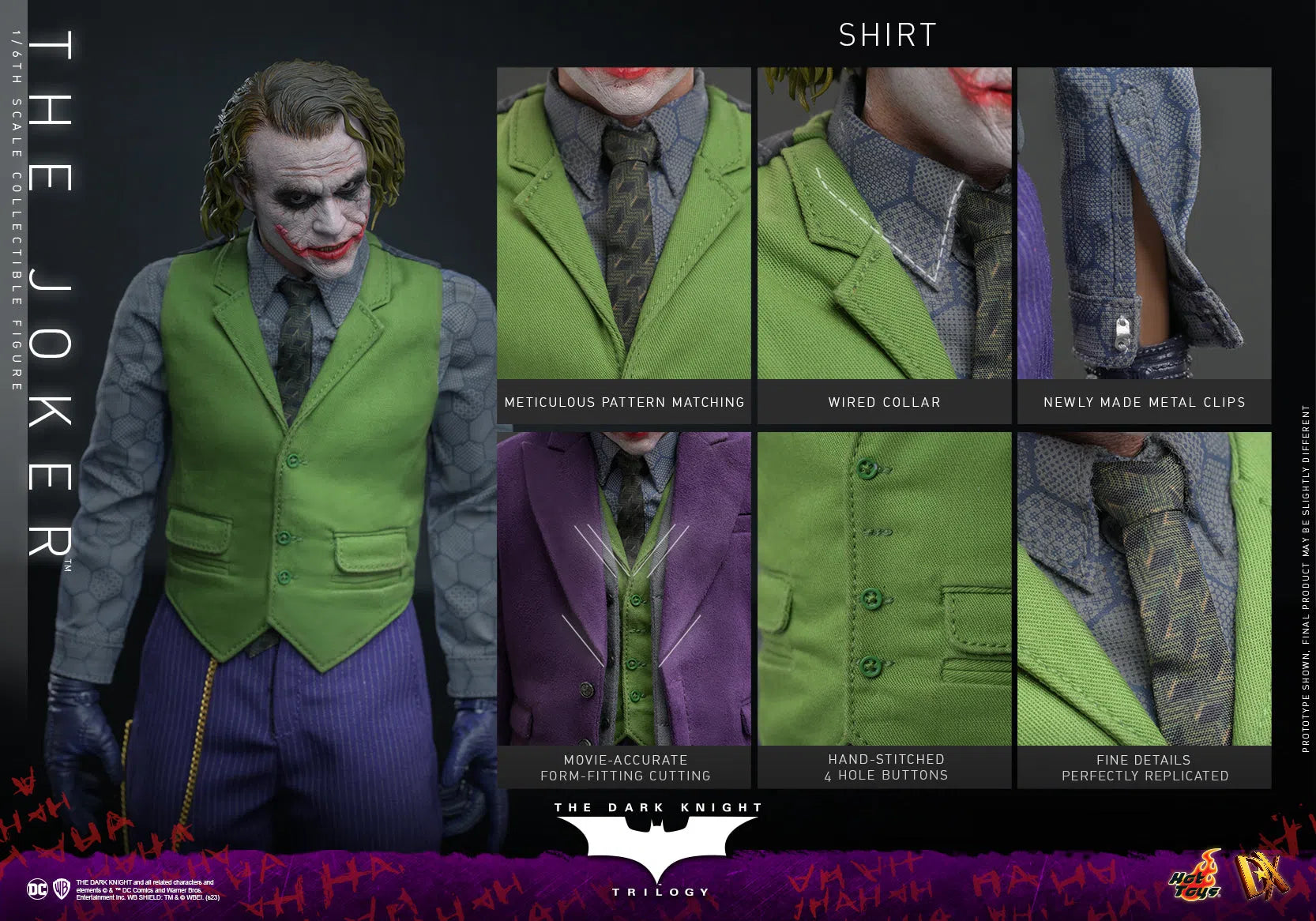 Joker: Batman: The Dark Knight: DX32 Hot Toys