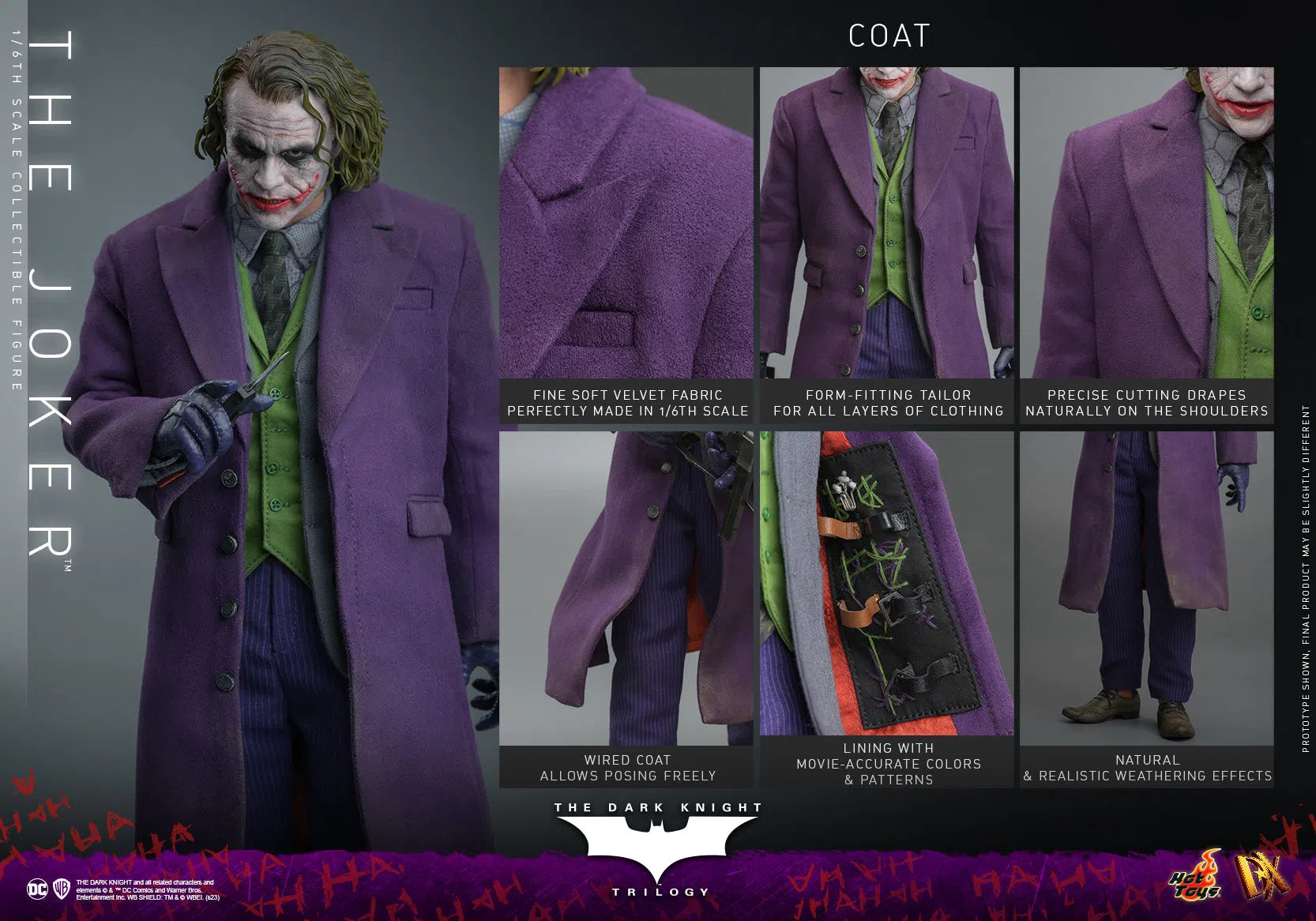 Joker: Batman: The Dark Knight: DX32 Hot Toys