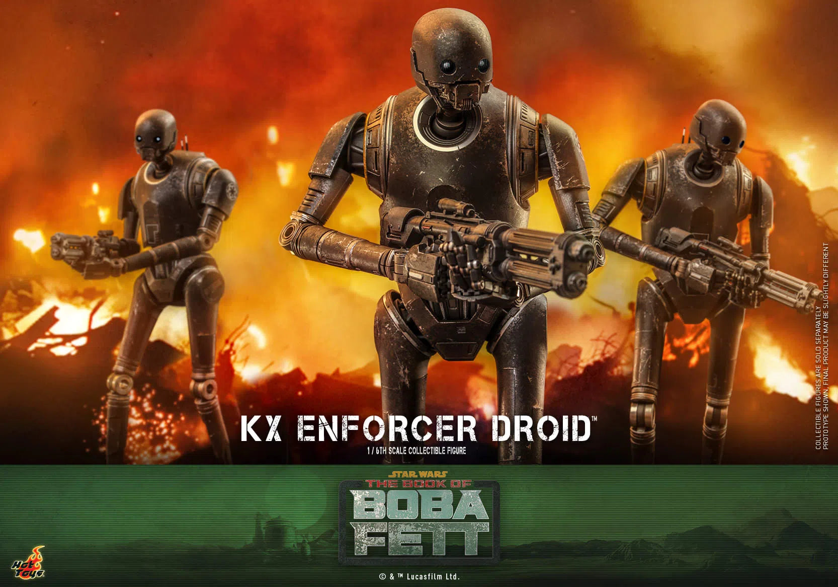 KX Enforcer Droid: Star Wars: The Book Of Boba Fett: TMS072 Hot Toys