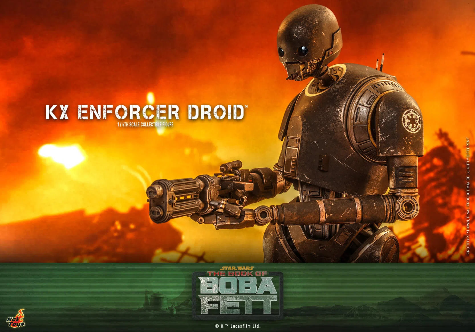 KX Enforcer Droid: Star Wars: The Book Of Boba Fett: TMS072 Hot Toys