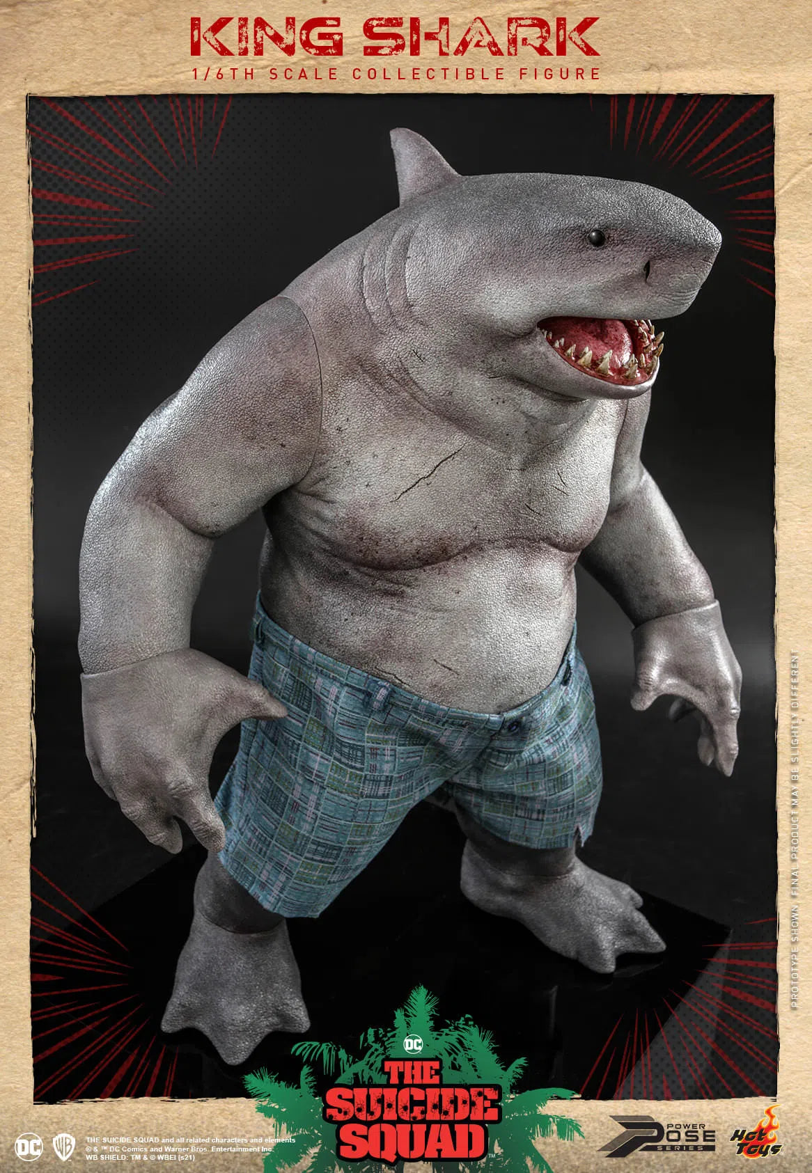 King Shark: The Suicide Squad: DC Comics: Power Pose: PPS006 Hot Toys