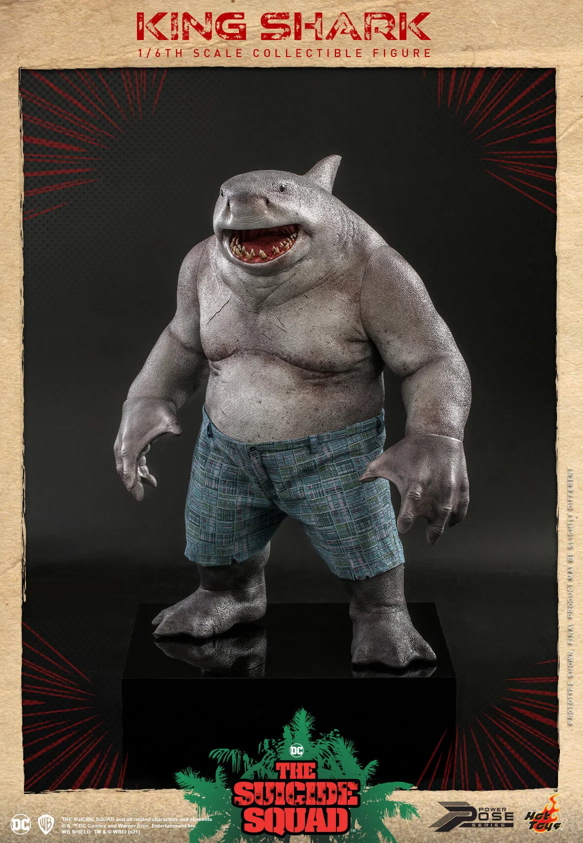 King Shark: The Suicide Squad: DC Comics: Power Pose: PPS006 Hot Toys