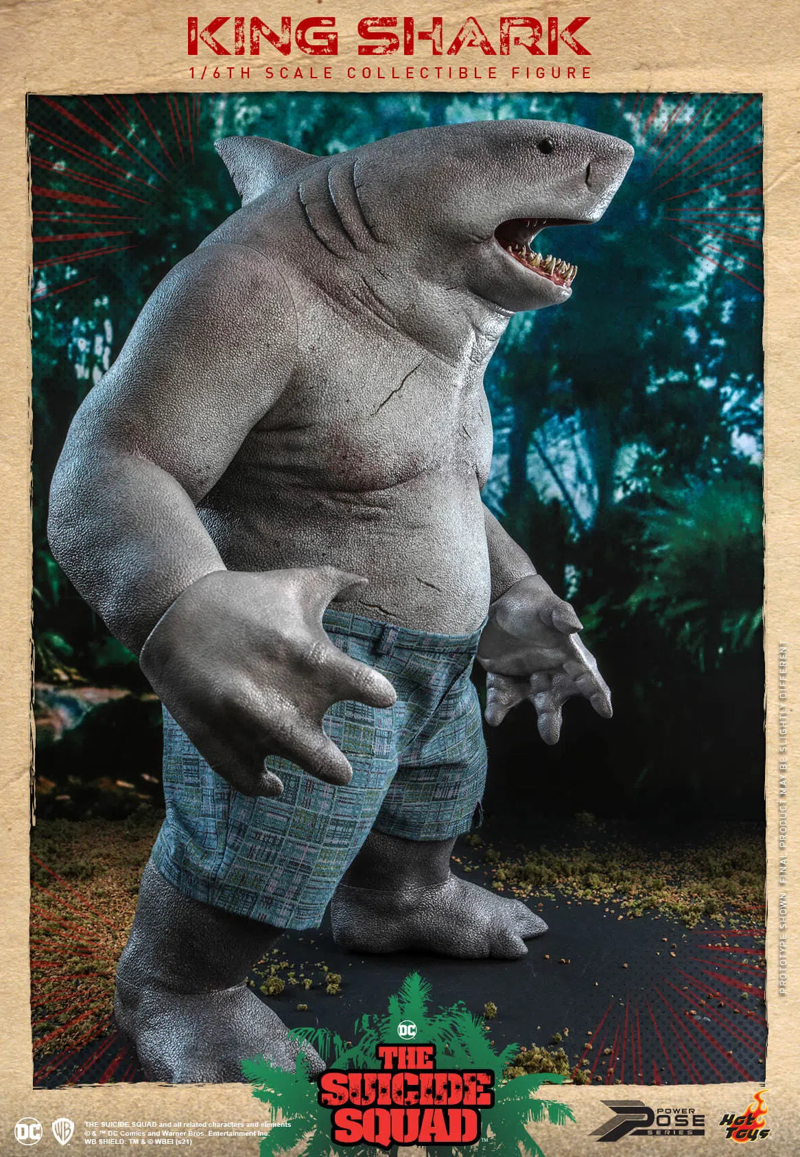 King Shark: The Suicide Squad: DC Comics: Power Pose: PPS006 Hot Toys