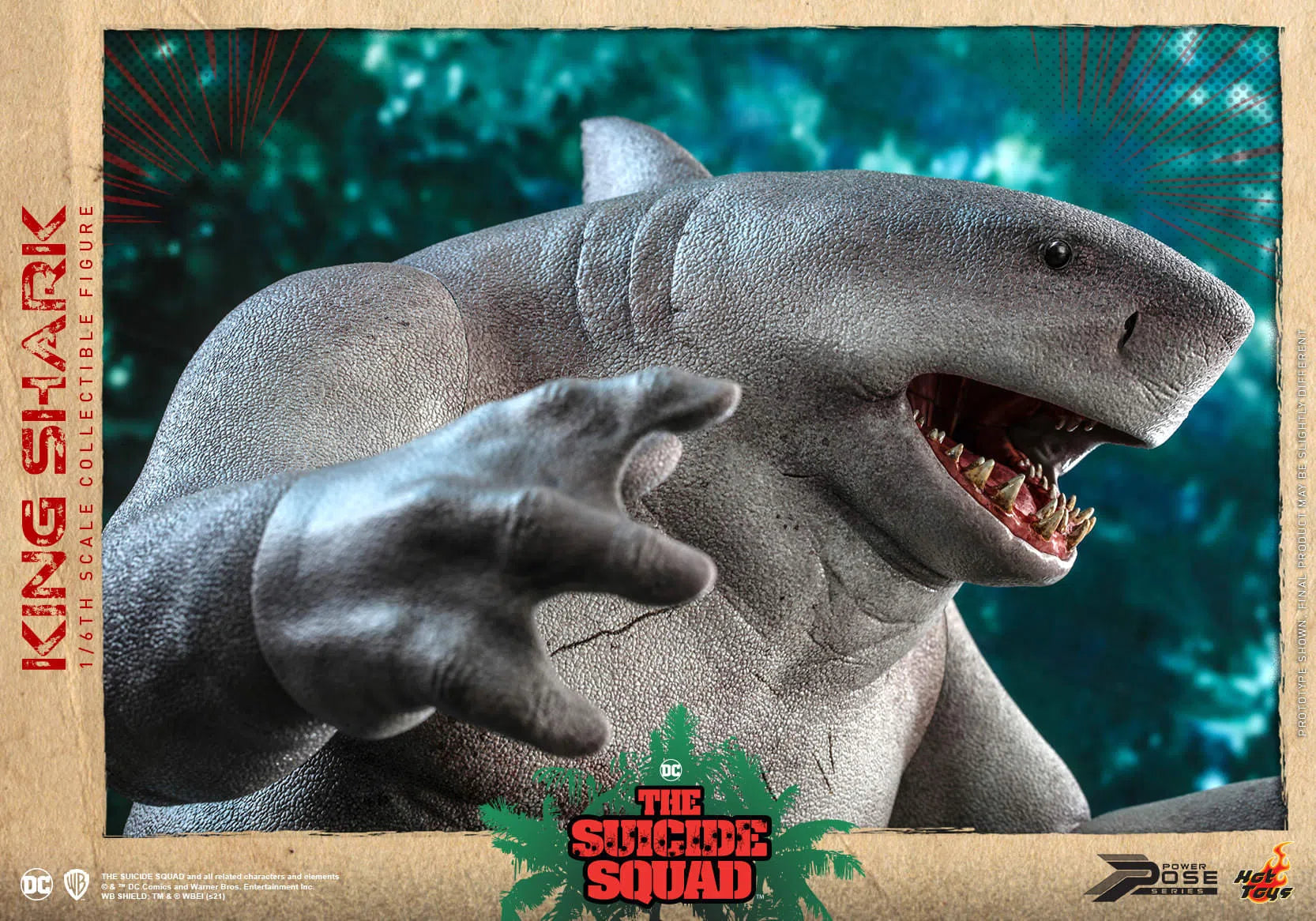 King Shark: The Suicide Squad: DC Comics: Power Pose: PPS006 Hot Toys