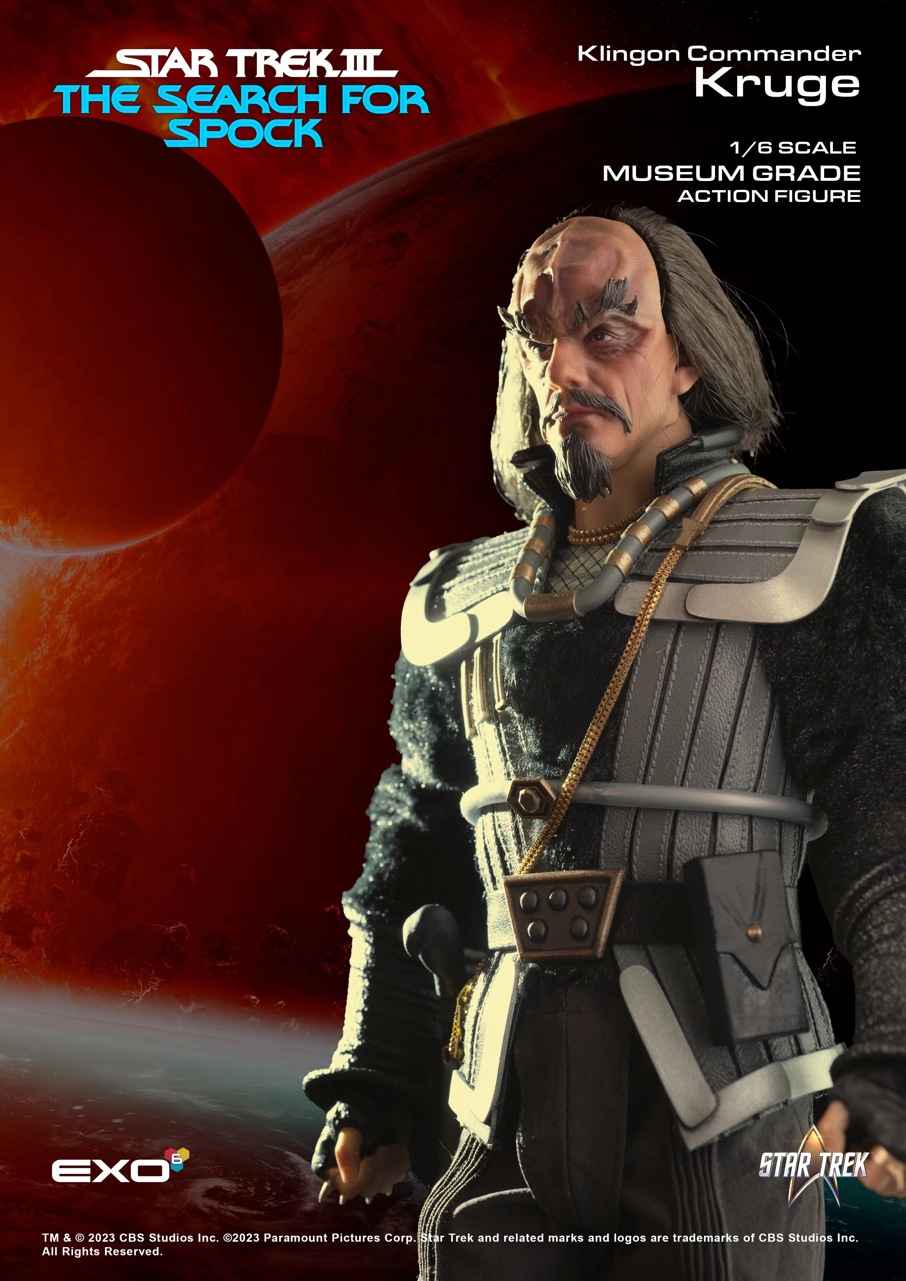 Klingon Commander Kruge: Star Trek III: The Search For Spock EX0-6