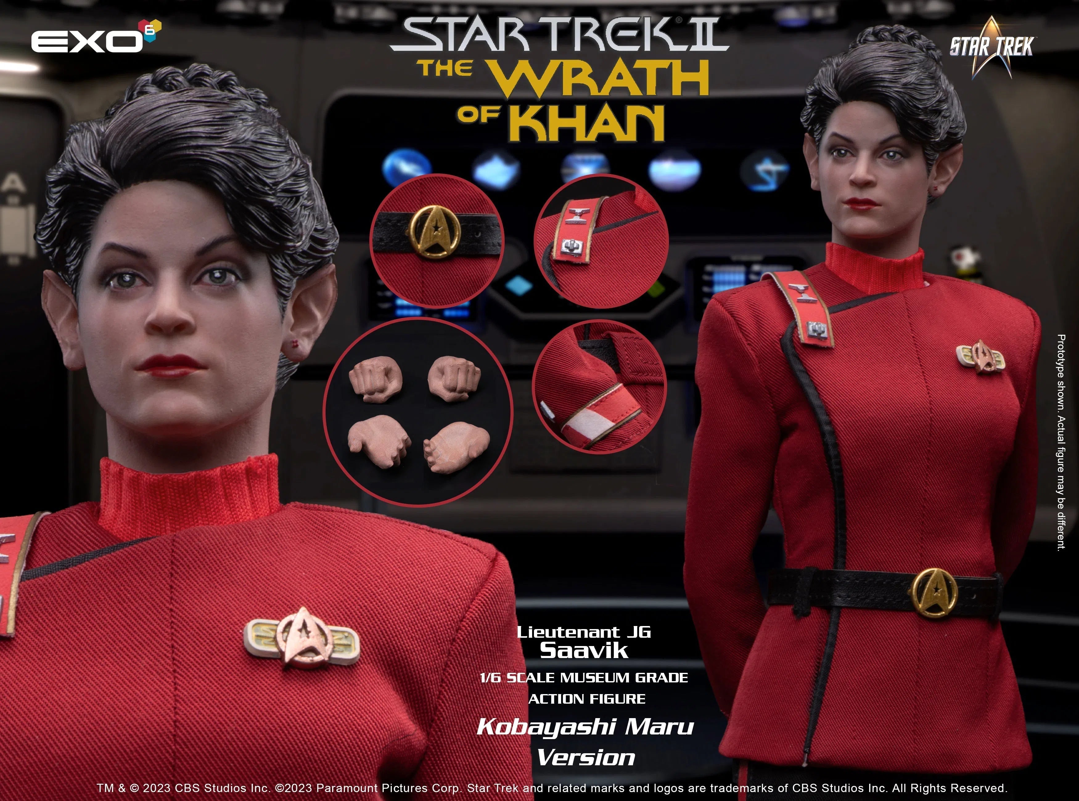 Lt JG Saavik: Kobayashi Maru Edition: Star Trek II: The Wrath Of Khan EXO-6