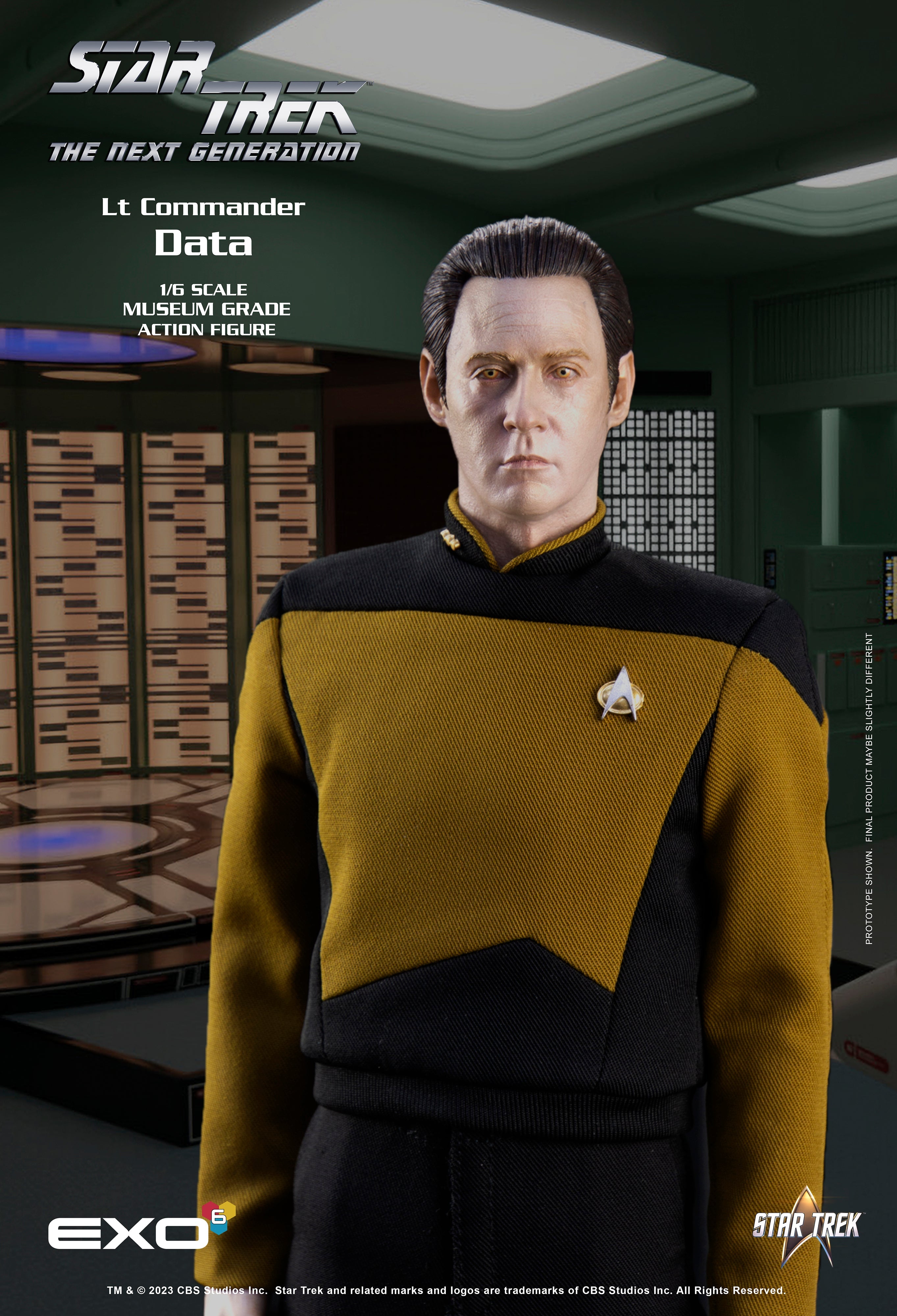 Lt. Commander Data: Standard Version: Star Trek: The NExt Generation EX0-6