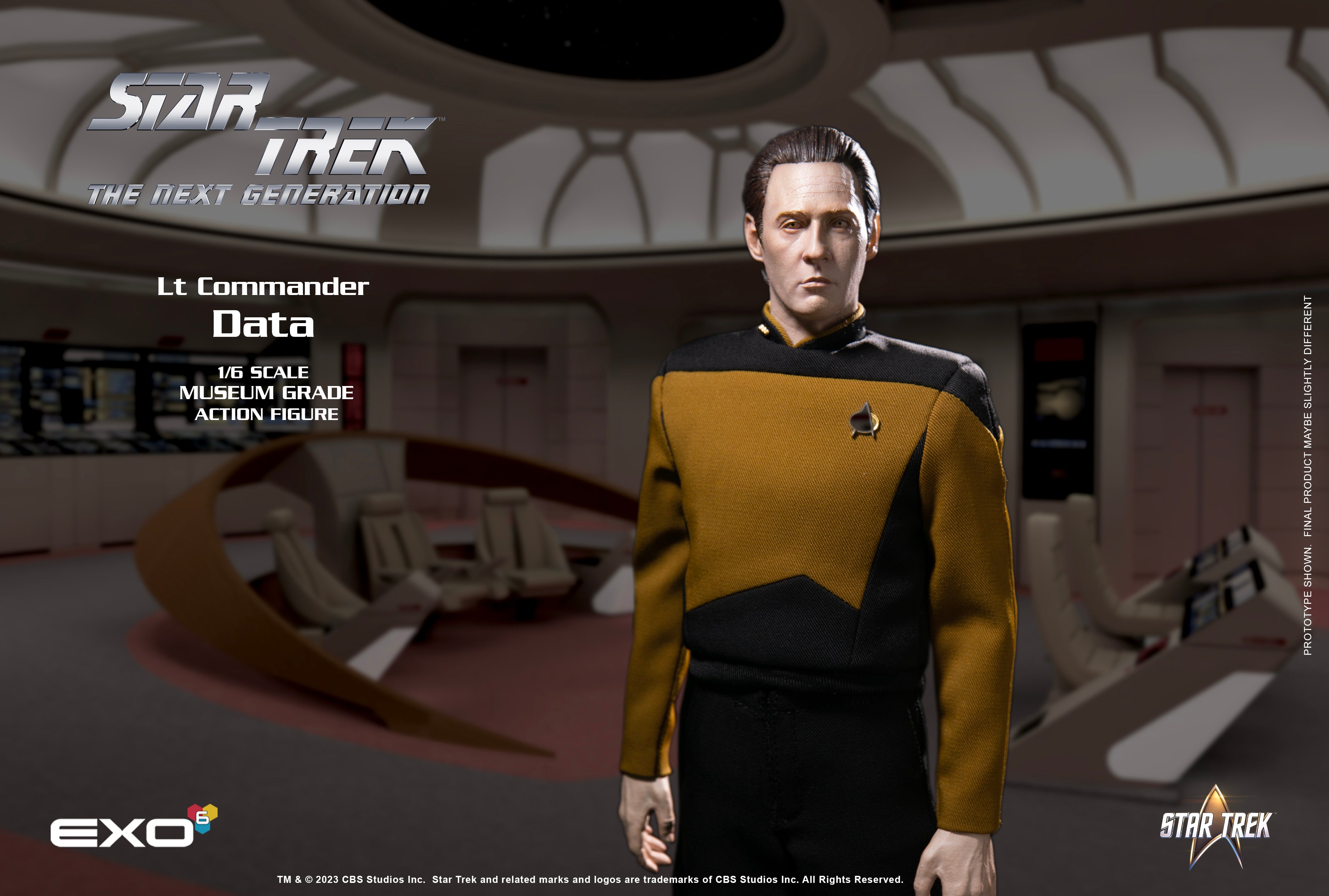 Lt. Commander Data: Standard Version: Star Trek: The NExt Generation EX0-6