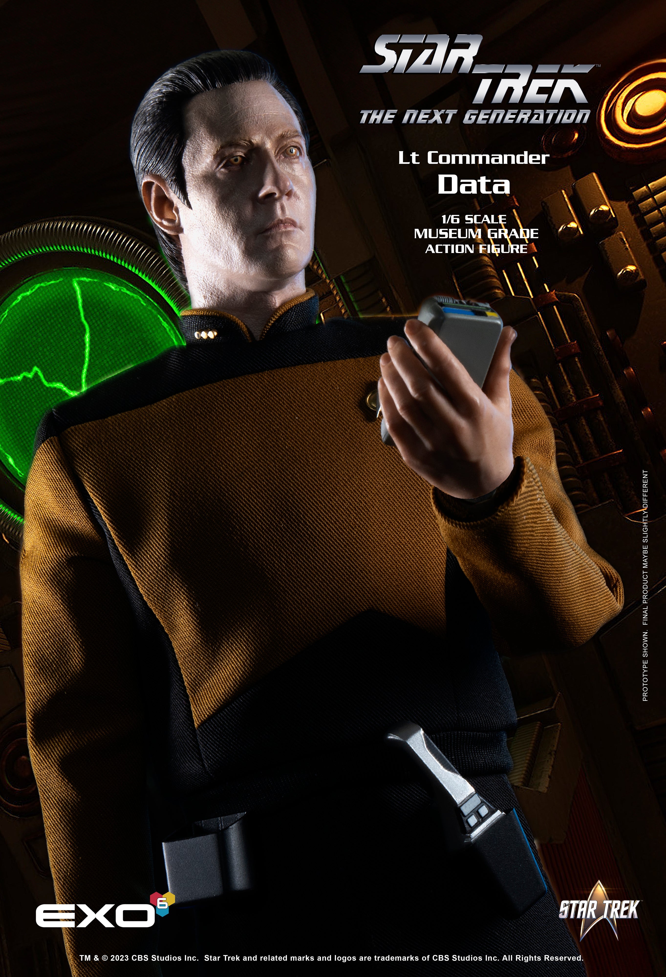 Lt. Commander Data: Standard Version: Star Trek: The NExt Generation EX0-6