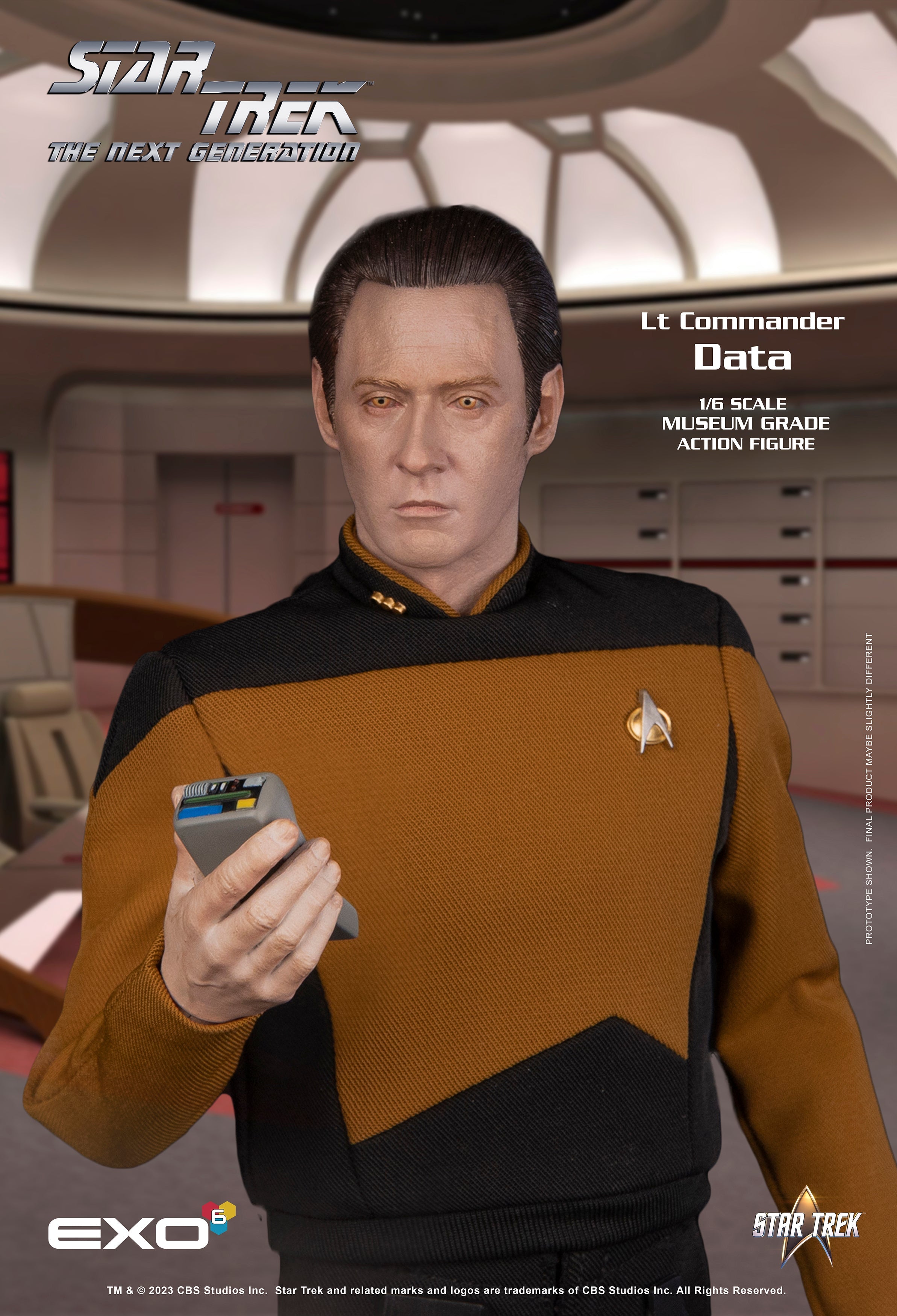 Lt. Commander Data: Standard Version: Star Trek: The NExt Generation EX0-6
