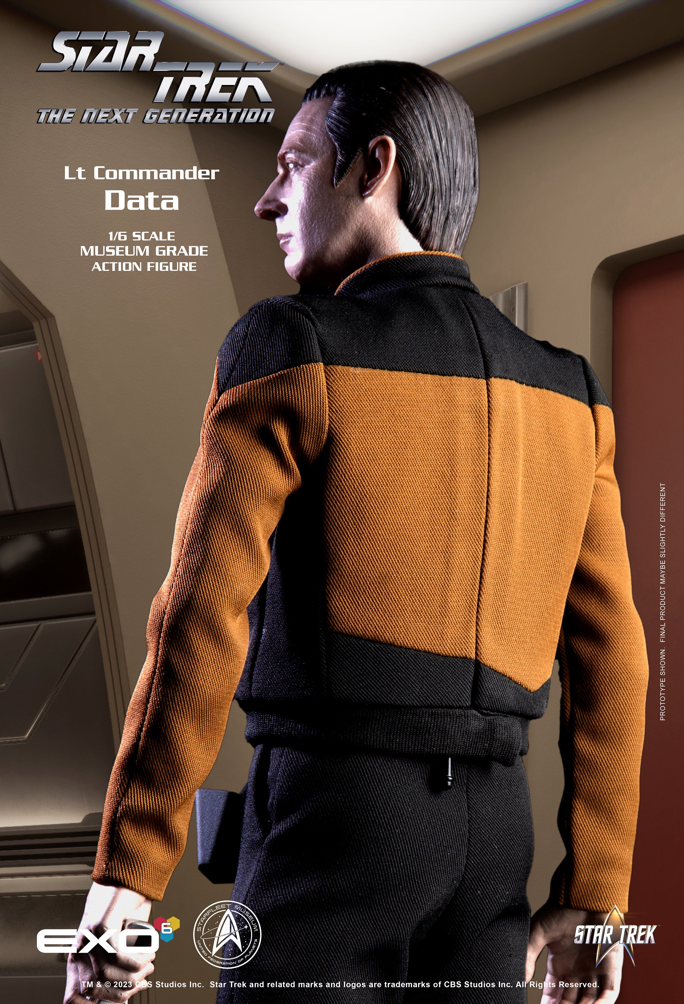 Lt. Commander Data: Standard Version: Star Trek: The NExt Generation EX0-6