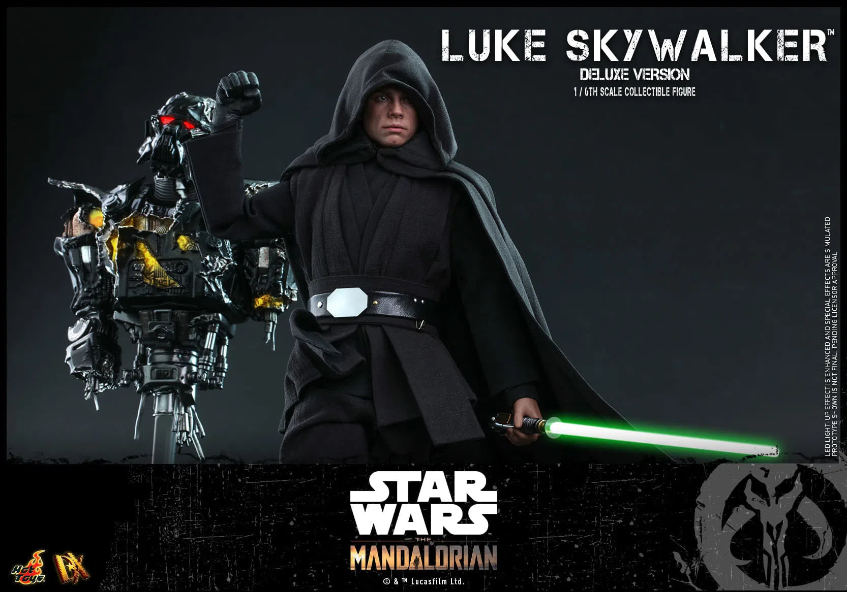 Luke Skywalker: Star Wars: The Mandalorian: Deluxe: DX23 Hot Toys