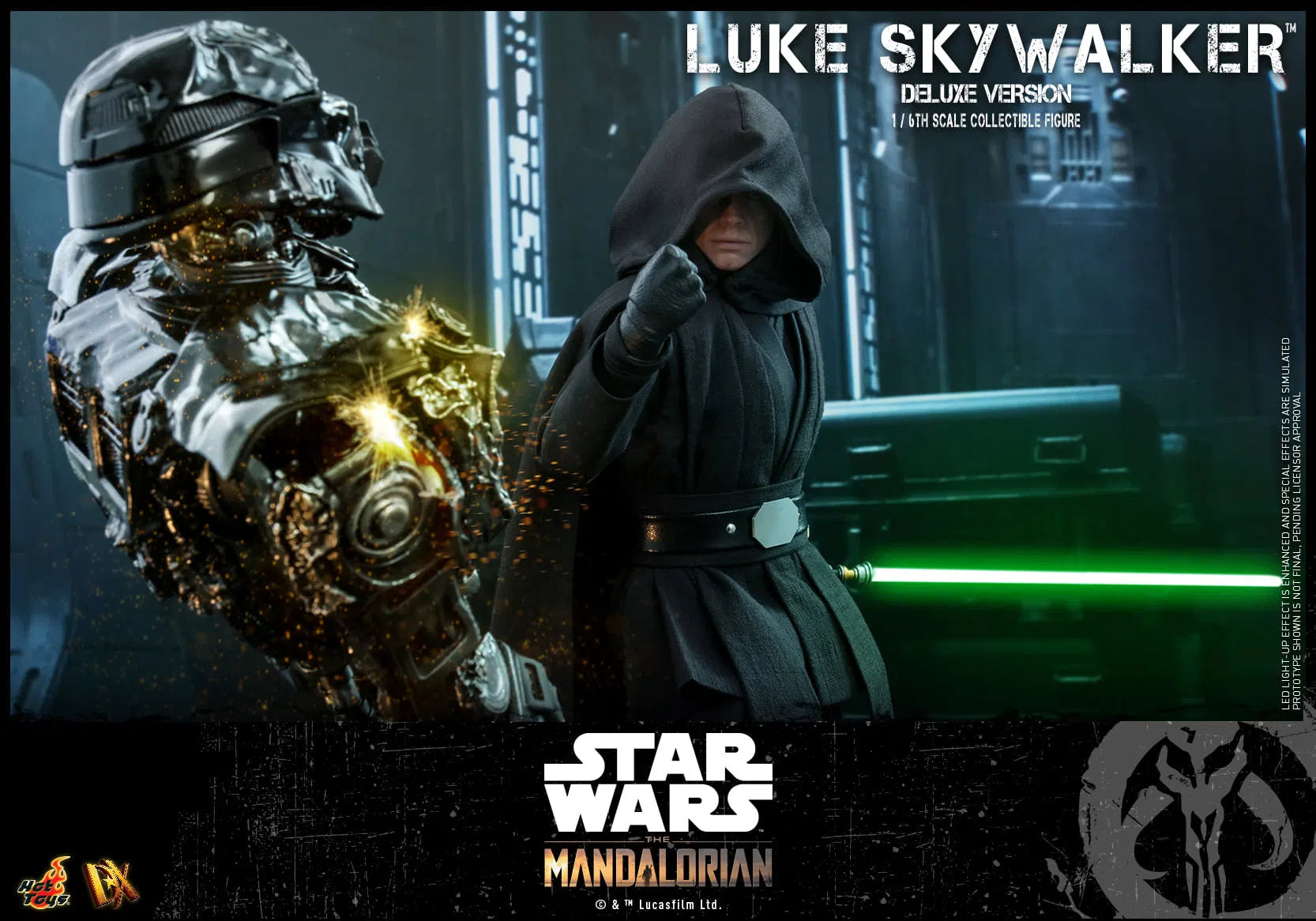 Luke Skywalker: Star Wars: The Mandalorian: Deluxe: DX23 Hot Toys