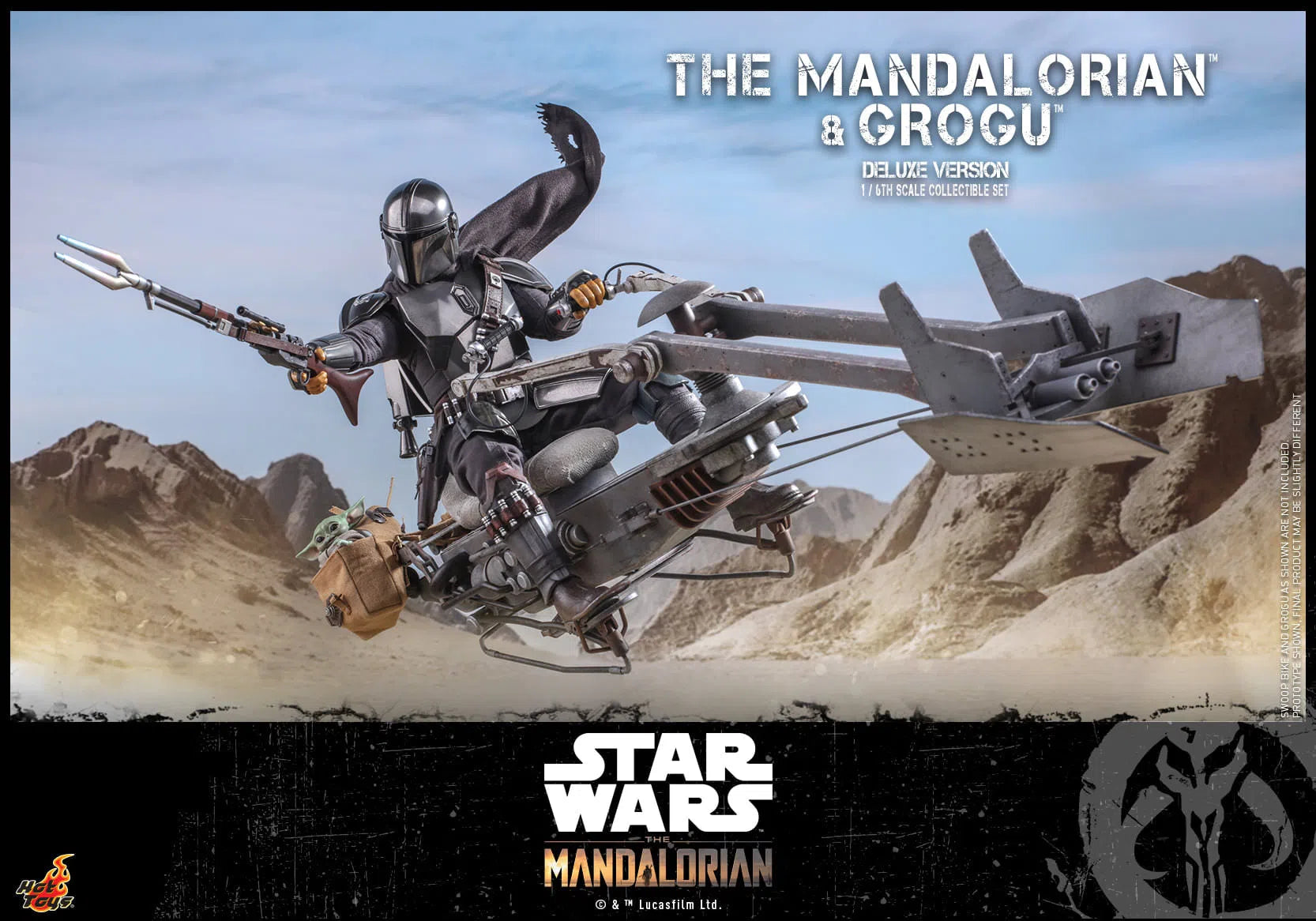 Mandalorian & Grogu Set: Deluxe: Star Wars: TMS052 Hot Toys