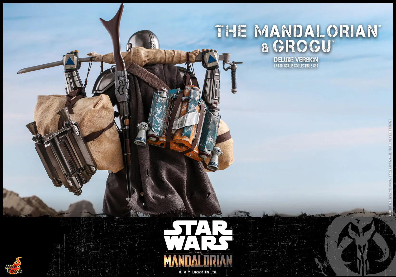 Mandalorian & Grogu Set: Deluxe: Star Wars: TMS052 Hot Toys