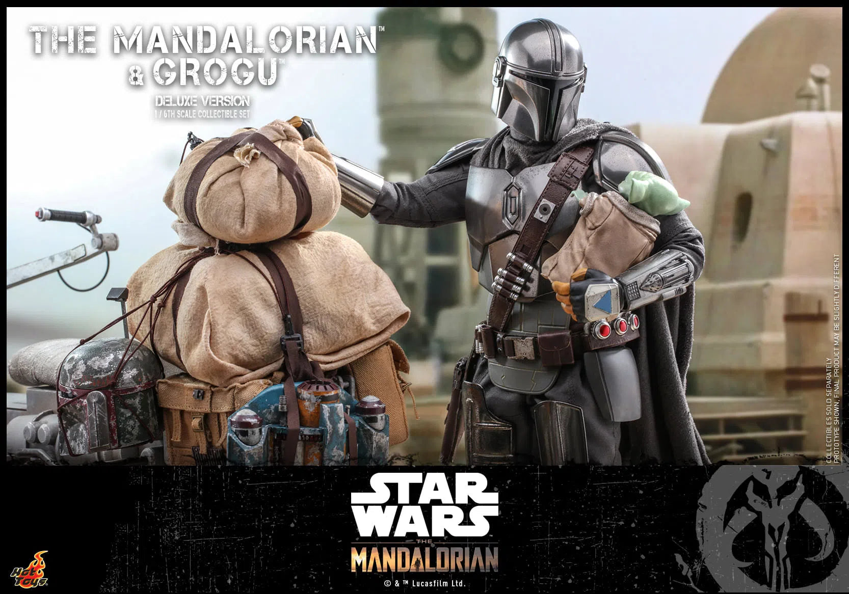 Mandalorian & Grogu Set: Deluxe: Star Wars: TMS052 Hot Toys