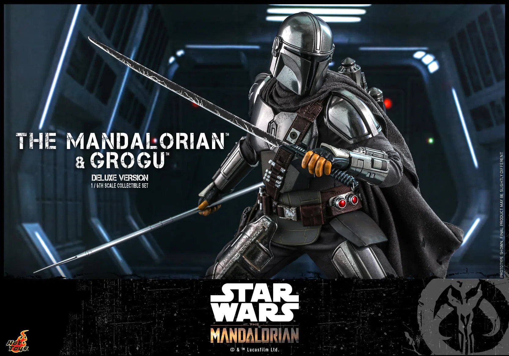 Mandalorian & Grogu Set: Deluxe: Star Wars: TMS052 Hot Toys