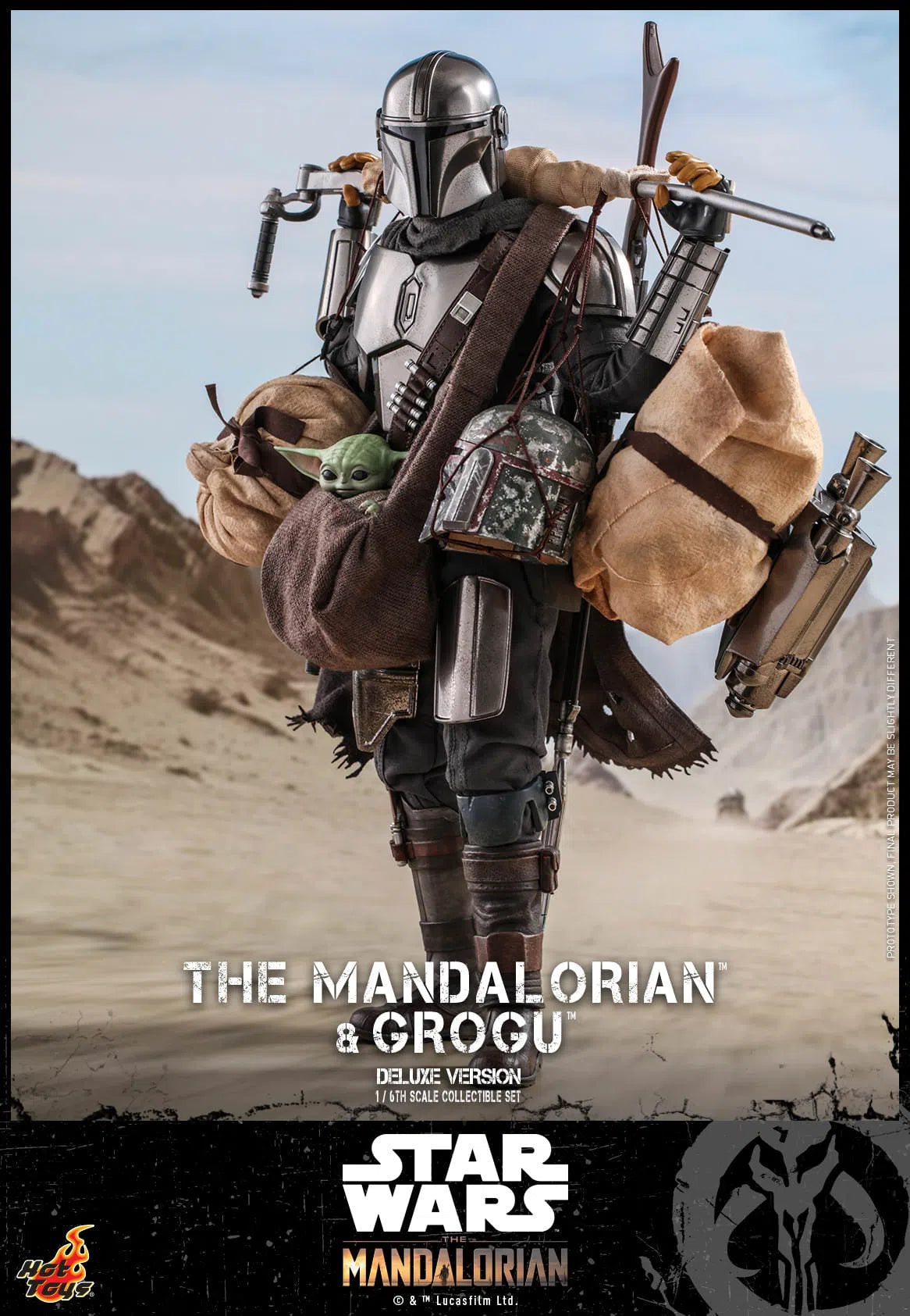 Mandalorian & Grogu Set: Deluxe: Star Wars: TMS052 Hot Toys