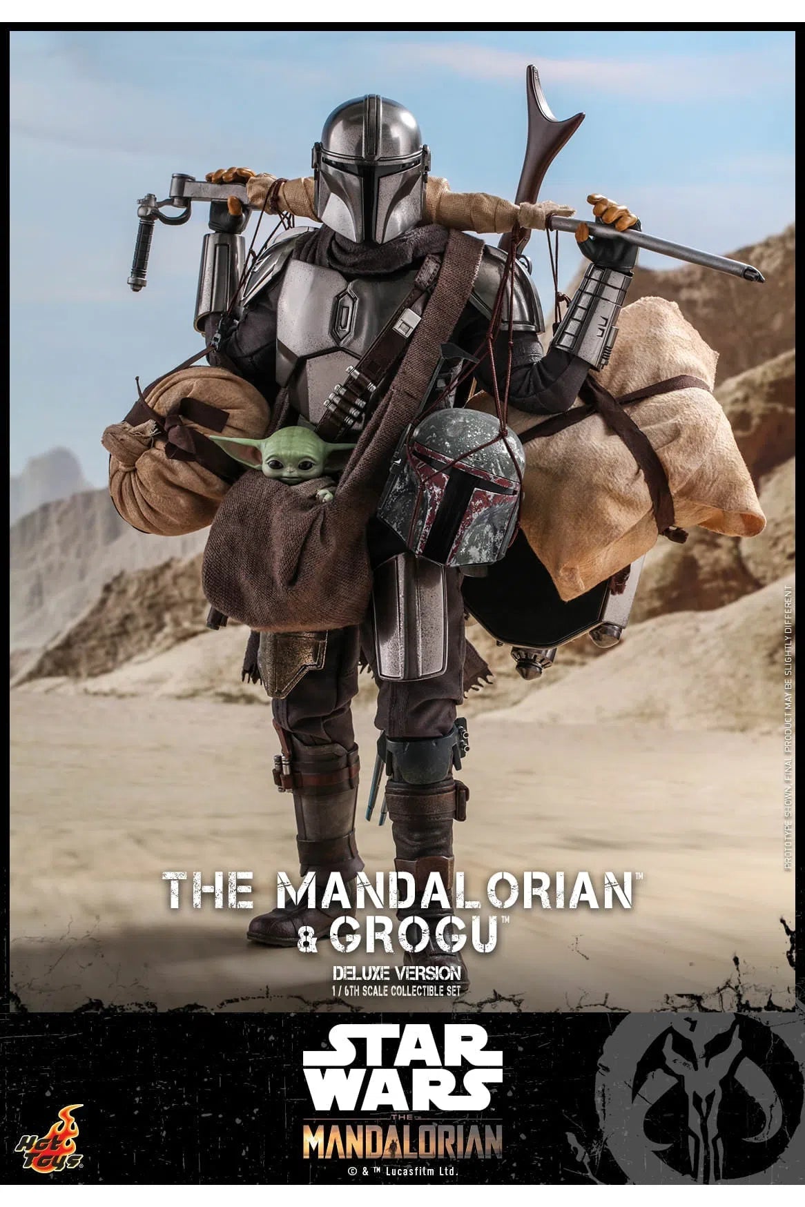 Mandalorian & Grogu Set: Deluxe: Star Wars: TMS052 Hot Toys