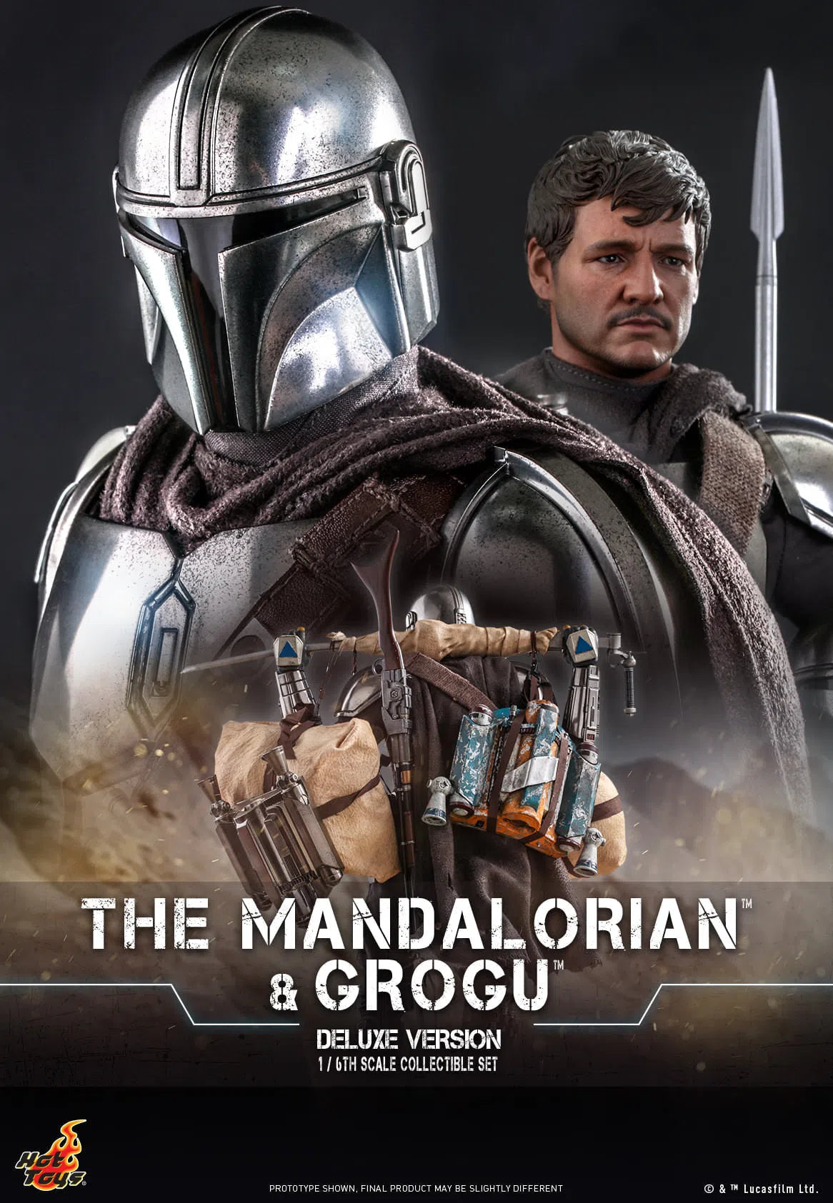 Mandalorian & Grogu Set: Deluxe: Star Wars: TMS052 Hot Toys