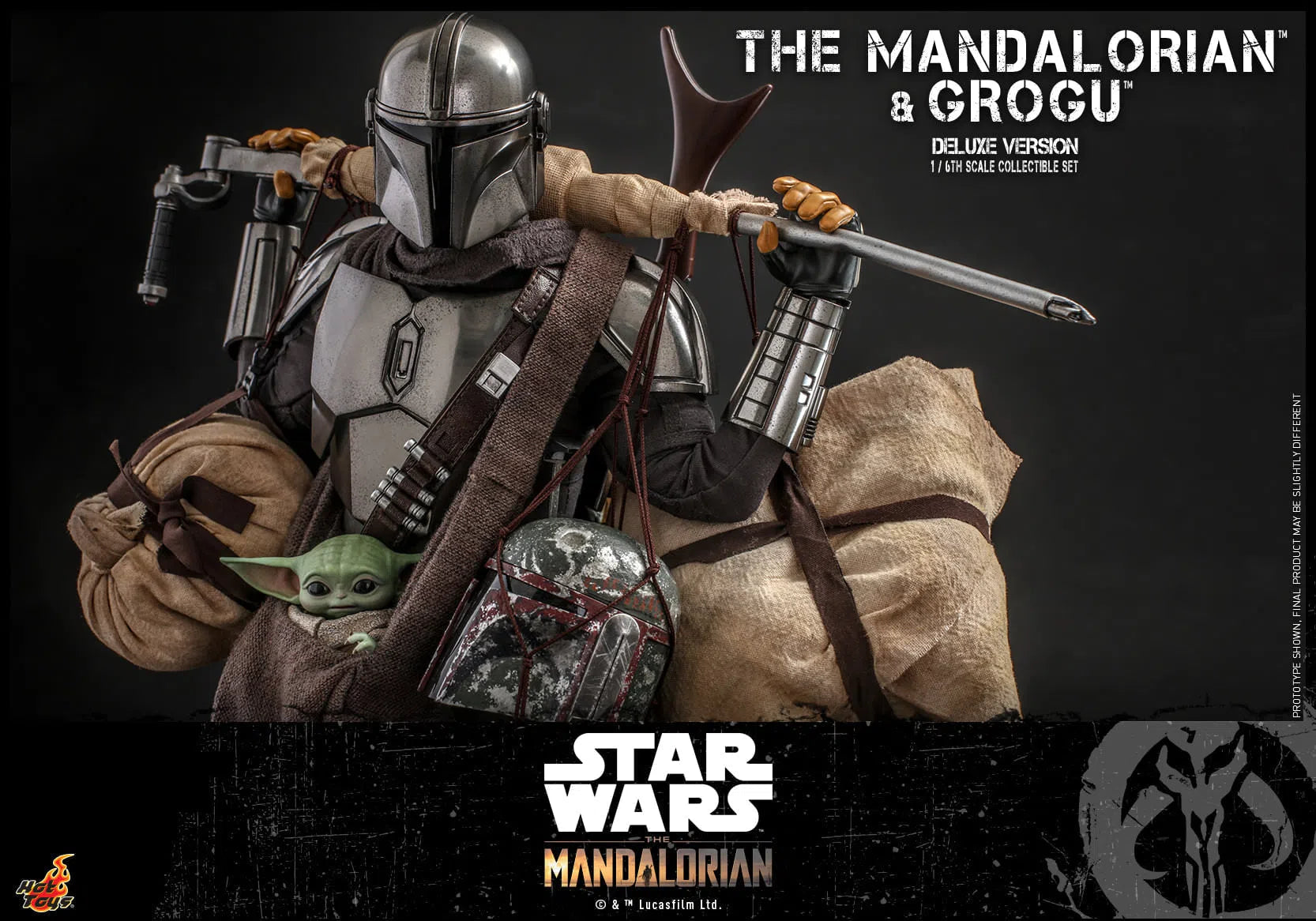 Mandalorian & Grogu Set: Deluxe: Star Wars: TMS052 Hot Toys