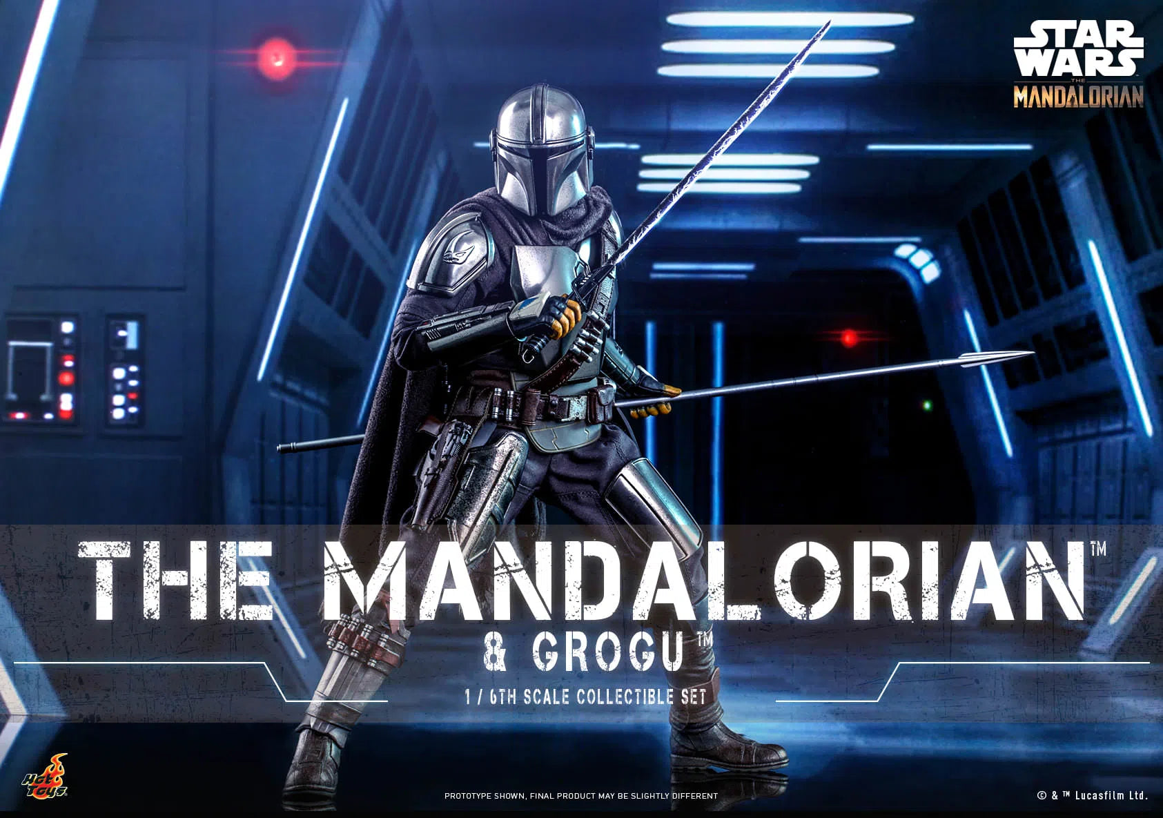 Mandalorian & Grogu Set: Standard: Star Wars: The Mandalorian: TMS051 Hot Toys