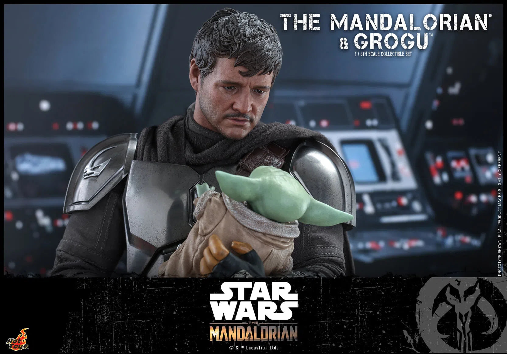 Mandalorian & Grogu Set: Standard: Star Wars: The Mandalorian: TMS051 Hot Toys
