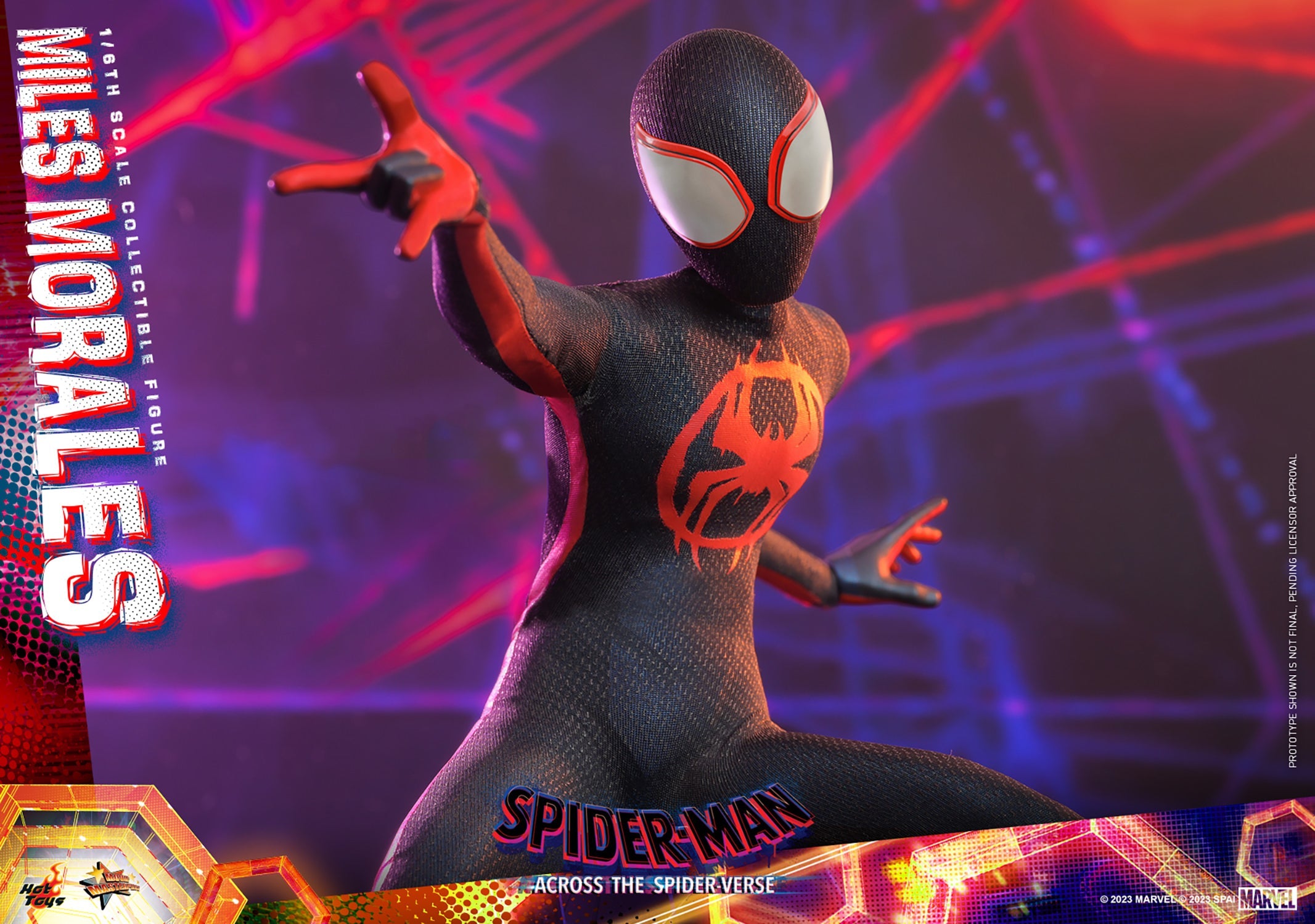 Miles Morales: Spider-Man: Across The Spider-Verse: Marvel Hot Toys