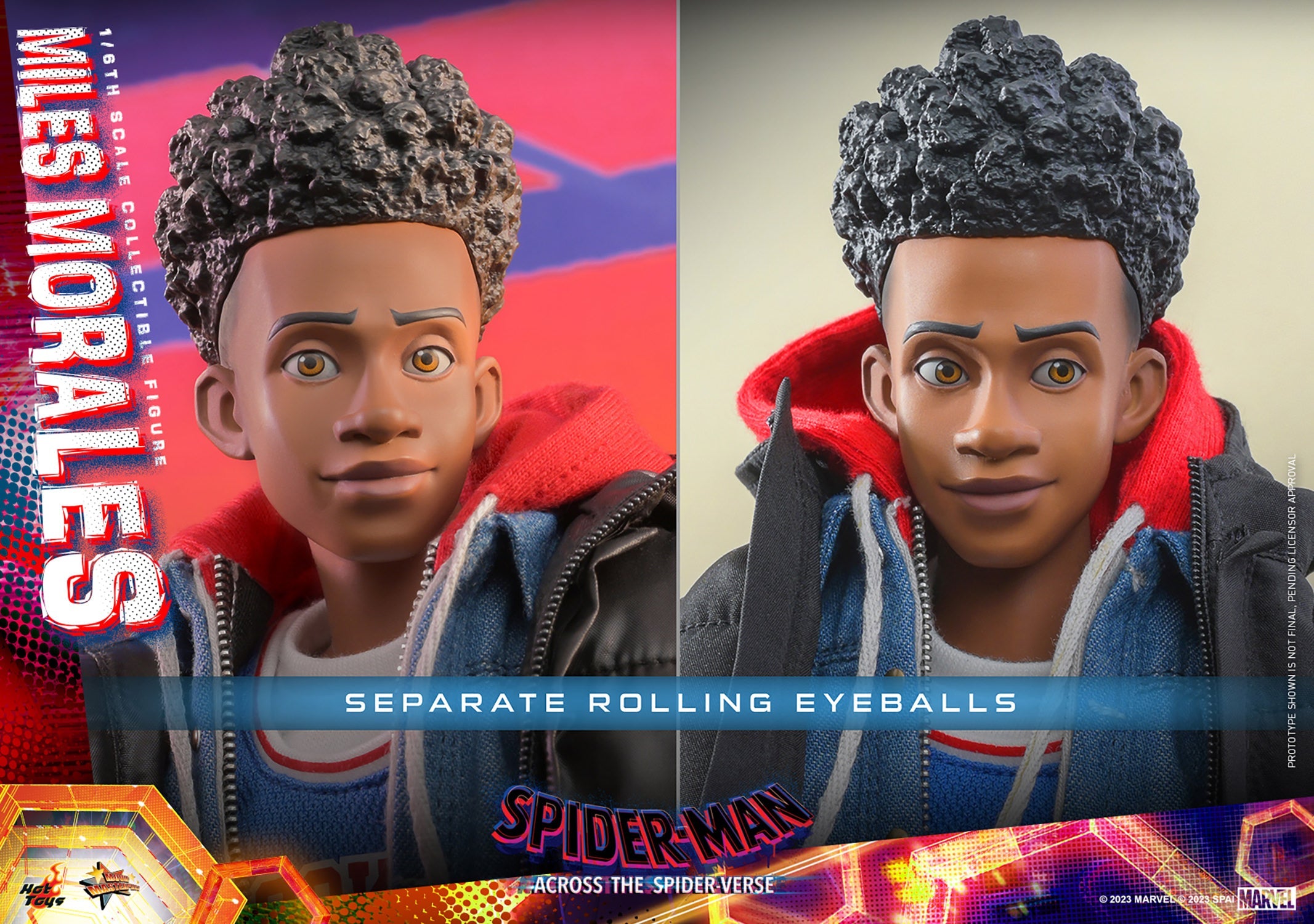 Miles Morales: Spider-Man: Across The Spider-Verse: Marvel Hot Toys