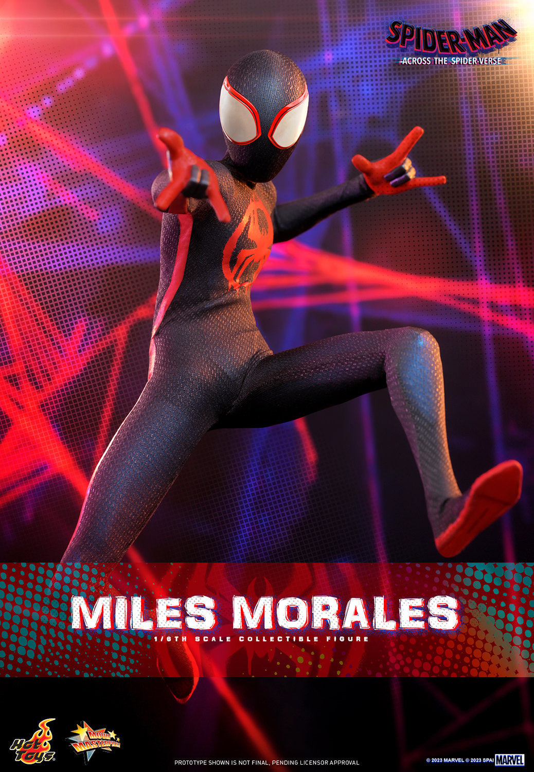 Miles Morales: Spider-Man: Across The Spider-Verse: Marvel Hot Toys