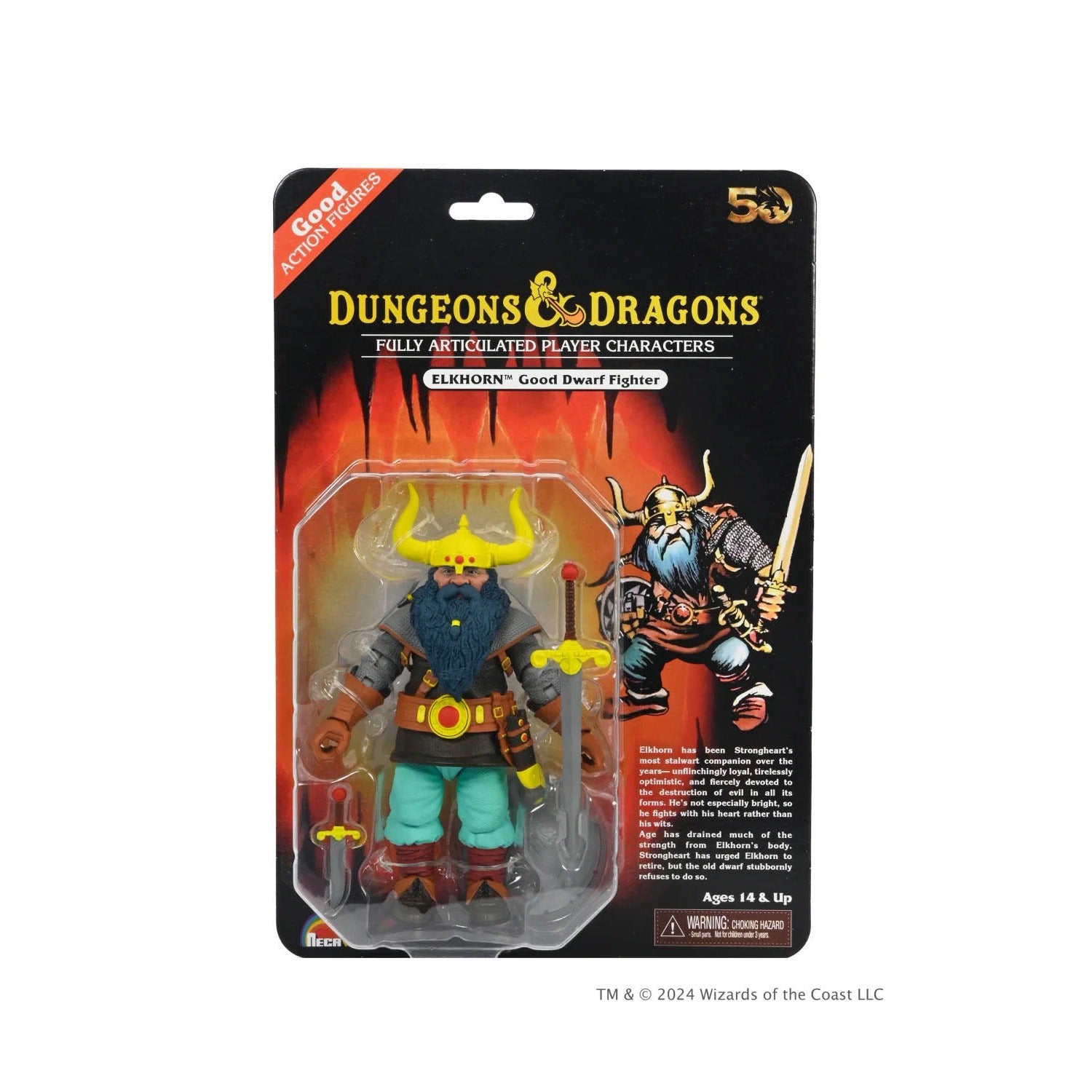 Dungeons & Dragons: 50th Anniversary: Elkhorn: 7 Inch Action Figure: Neca