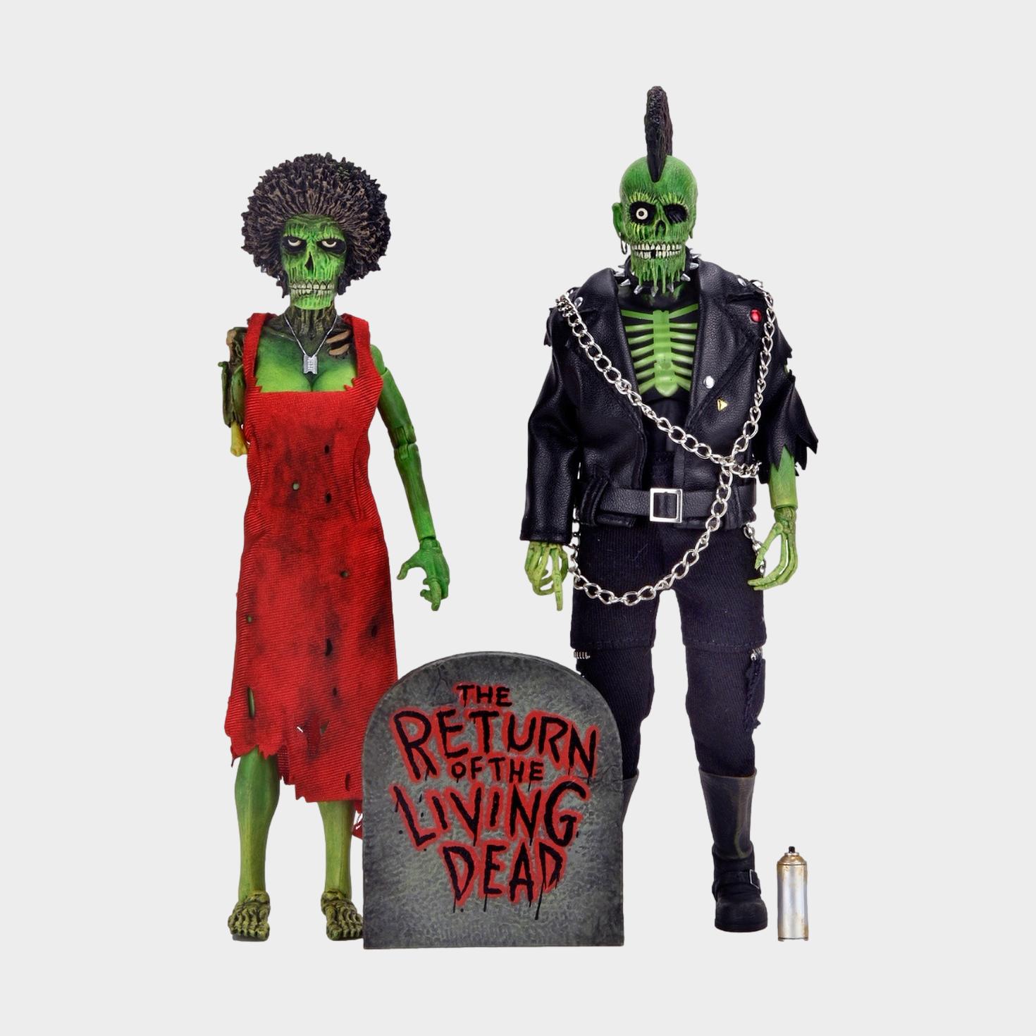 Return Of The Living Dead: Trash & Suicide:: 8 Inch Clothed Action Figure Set: Neca