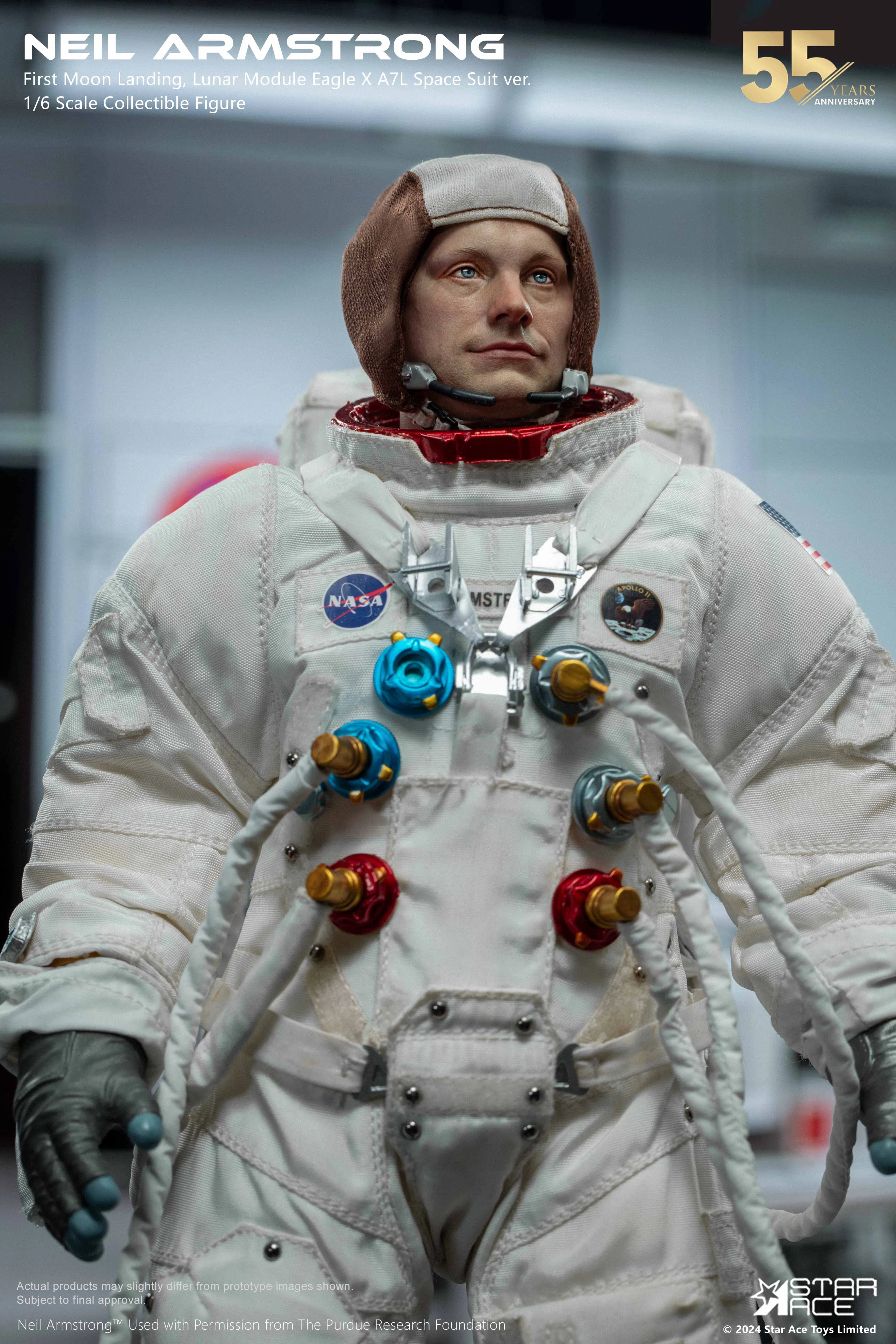 Neil Armstrong: Moon Landing: Deluxe: Sixth Scale Figure Star Ace