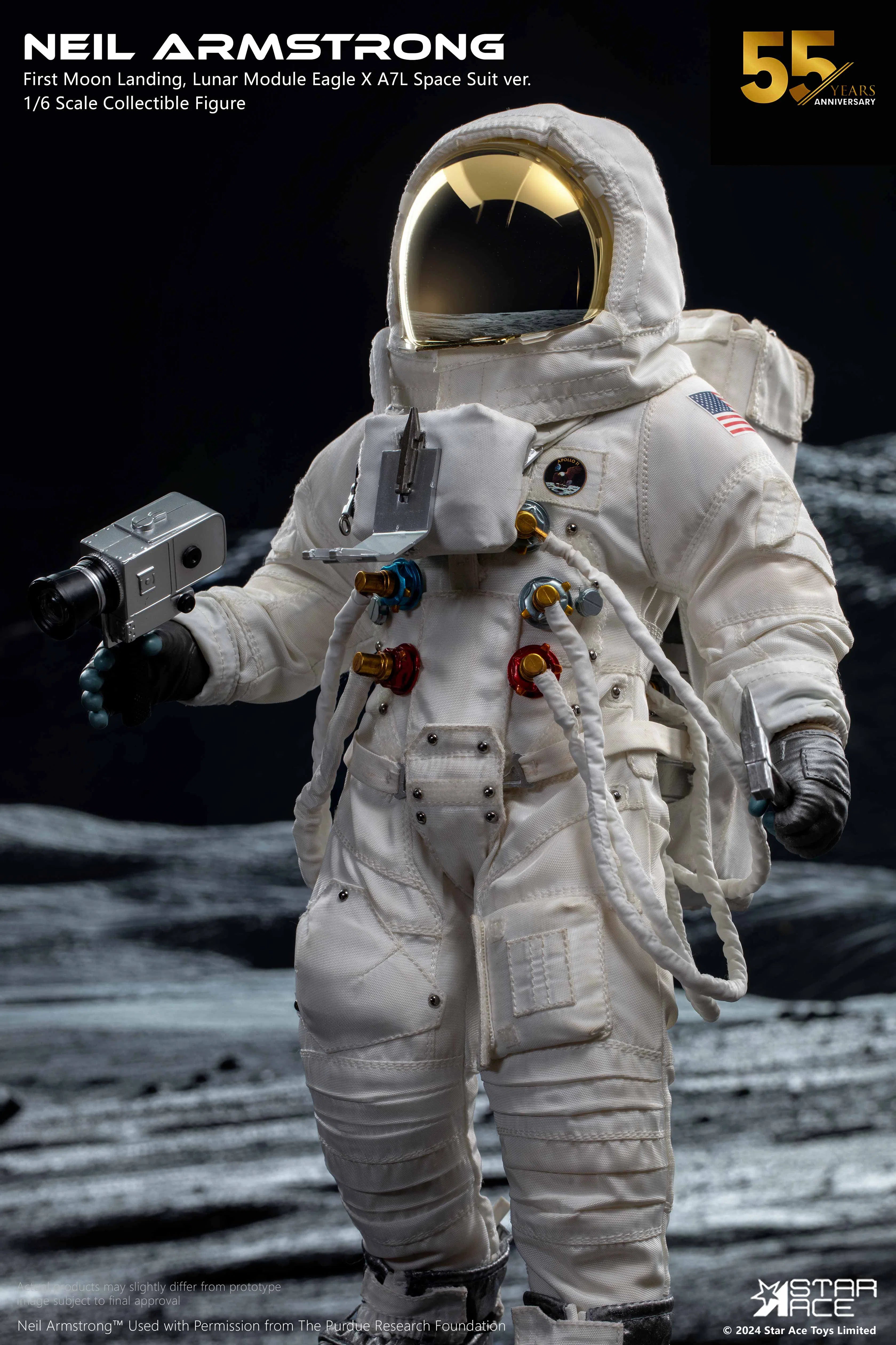 Neil Armstrong: Moon Landing: Deluxe: Sixth Scale Figure Star Ace