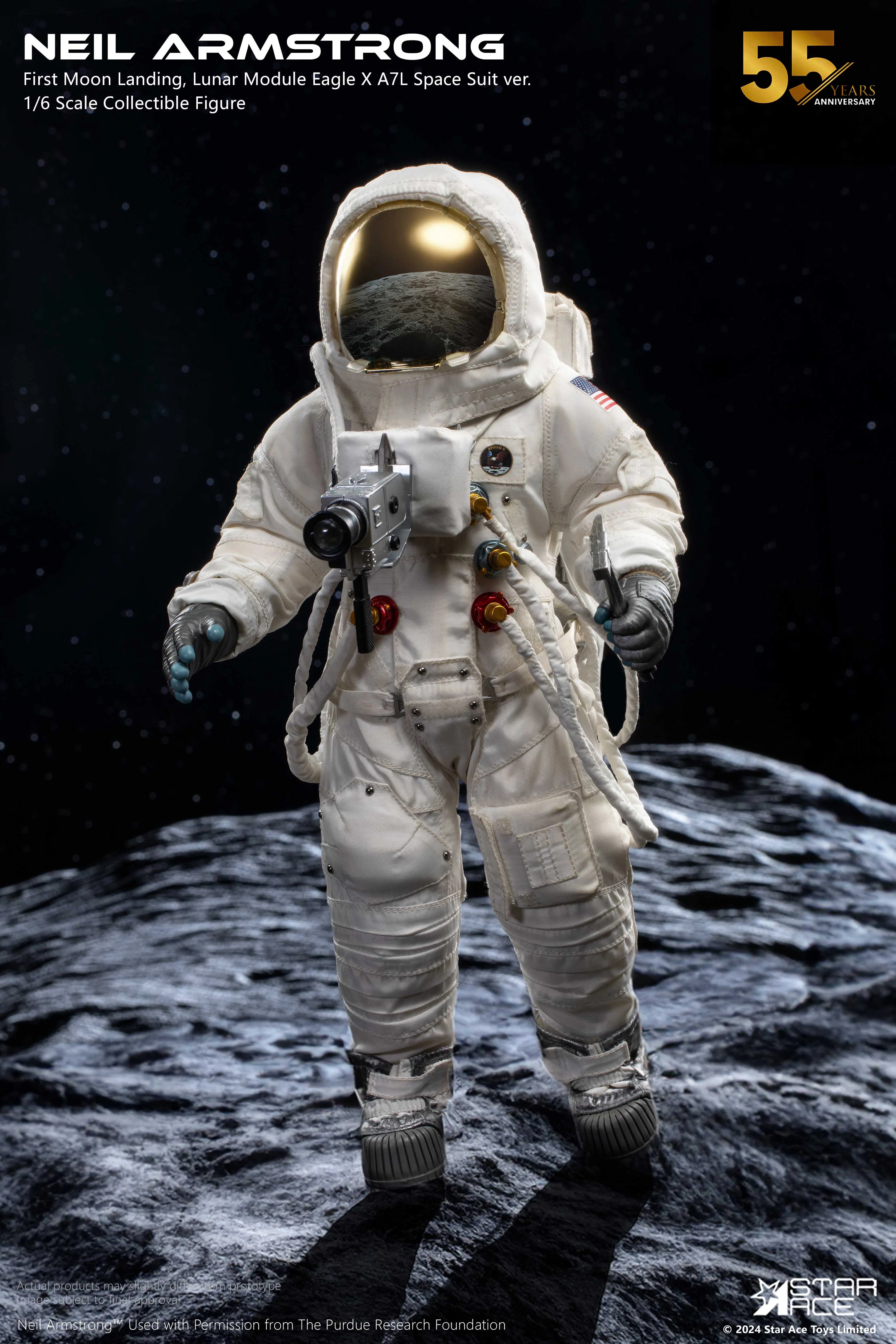 Neil Armstrong: Moon Landing: Standard: Sixth Scale Figure Star Ace