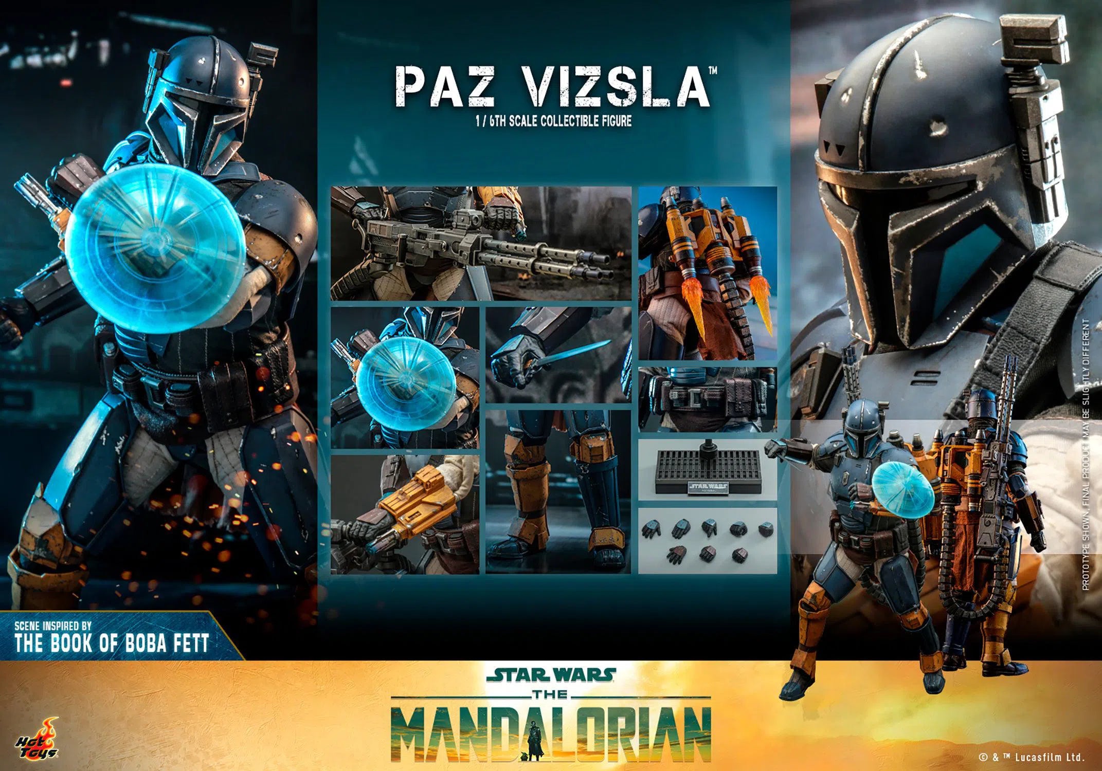 Paz Vizsla: Star Wars: The Mandalorian Hot Toys