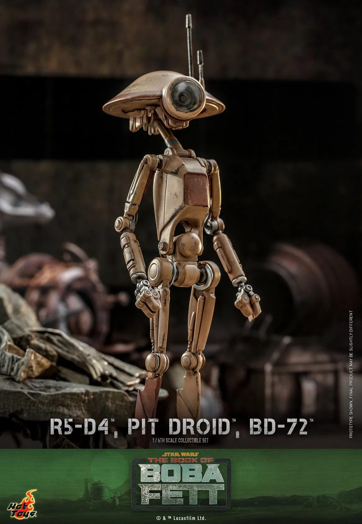 R5-D4, Pit Droid & BD-72: Star Wars: The Book Of Boba Fett Hot Toys