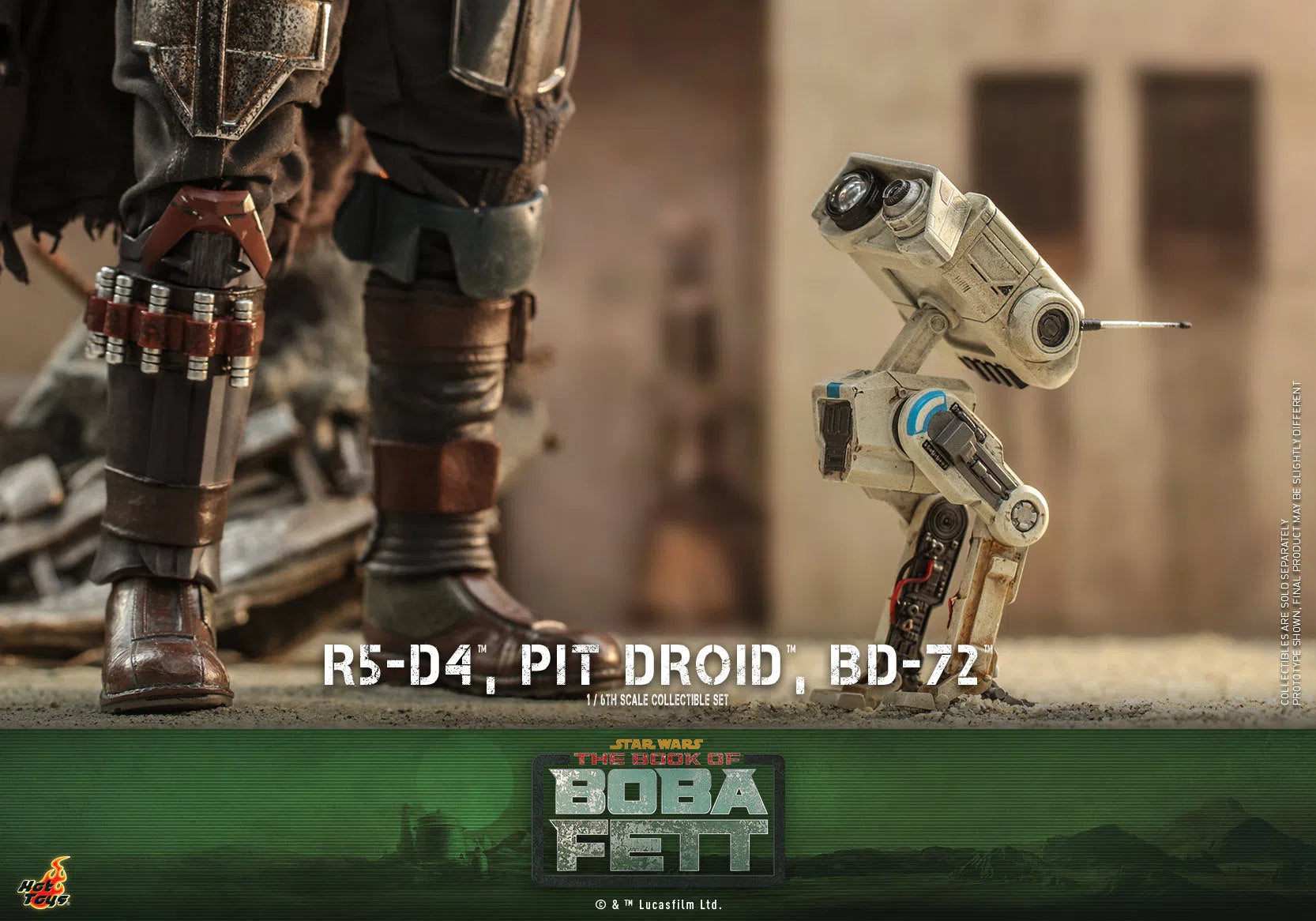 R5-D4, Pit Droid & BD-72: Star Wars: The Book Of Boba Fett Hot Toys