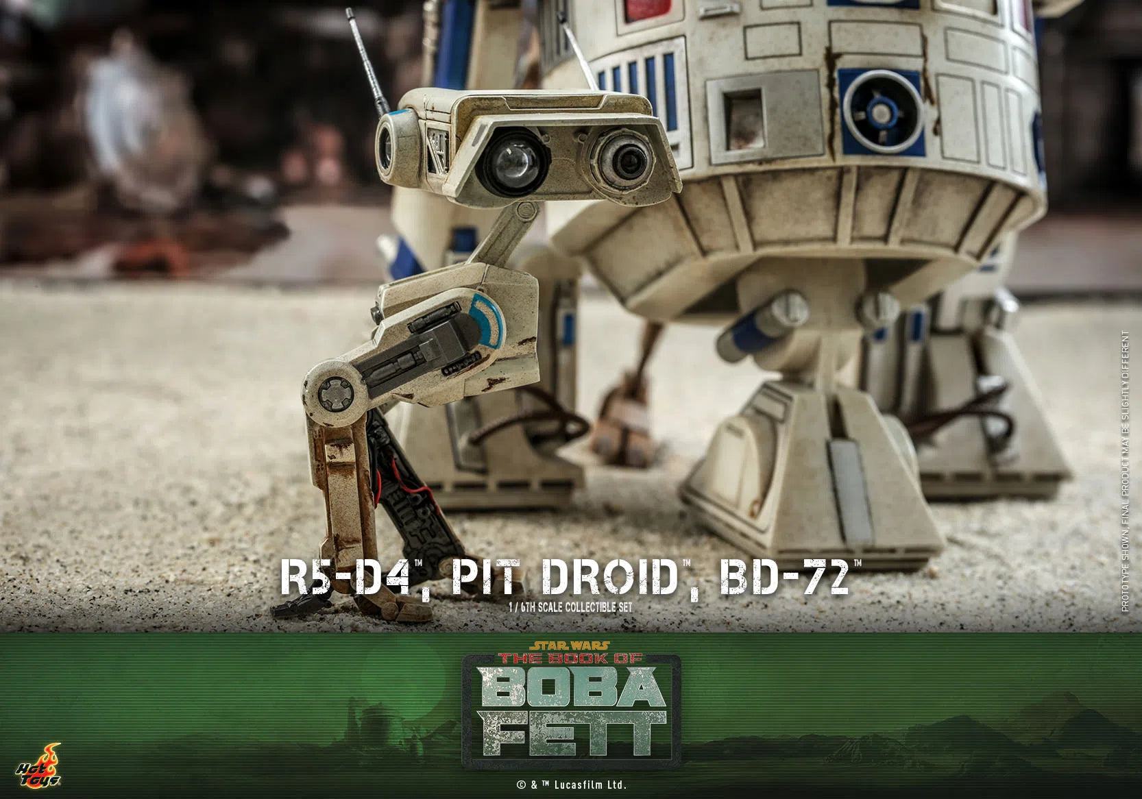 R5-D4, Pit Droid & BD-72: Star Wars: The Book Of Boba Fett Hot Toys